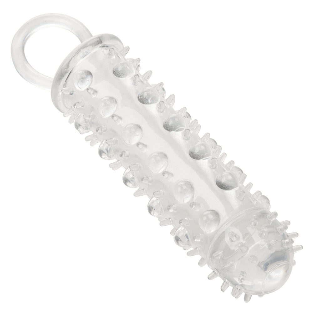 3 Piece Cock Ring & Textured Penis Extension Sleeve Set for Enhanced Pleasure - Couples Sex Toys for Men, Stretching Sleeves for Intimate Play & Sensual Massage