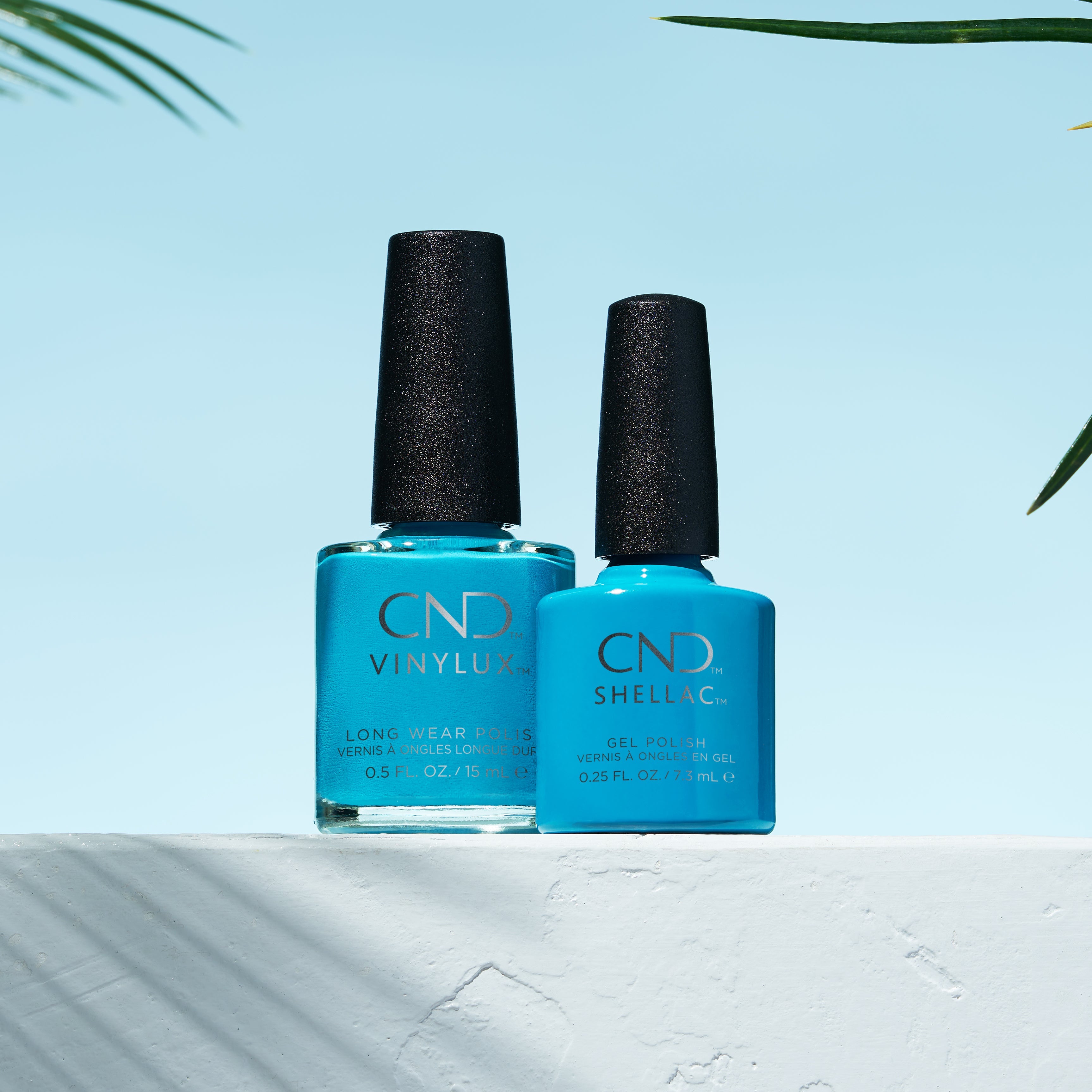 CND Shellac & Vinylux Combo Set - Long-Lasting Nail Polish for Boats & Bikinis - Perfect for Summer Vacations, Beach Trips, and Pool Parties