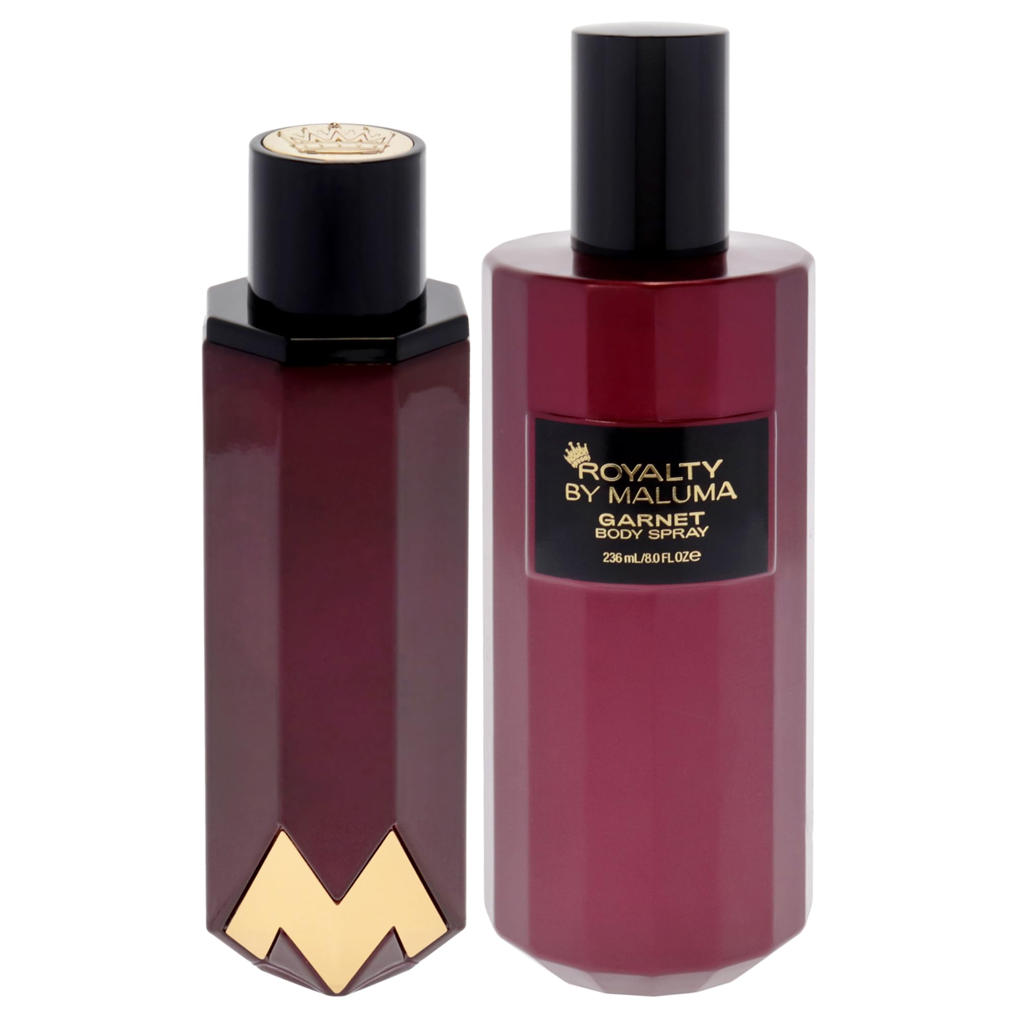 Garnet by Royalty By Maluma for Men - 2 Piece Gift Set (2.5oz EDP Spray + 8oz Body Spray) | Cologne & Fragrance Gift for Him | Date Night, Special Occasions