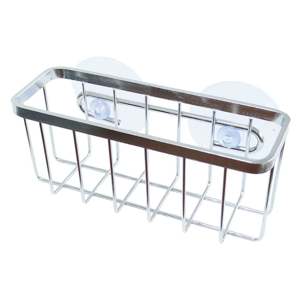 Baoblaze Kitchen Sponge Holder & Brush Organizer - Durable Sink Organizer for Sponges, Brushes, Dish Cloths - Perfect for Kitchen Sink Organization & Cleaning Accessories Storage