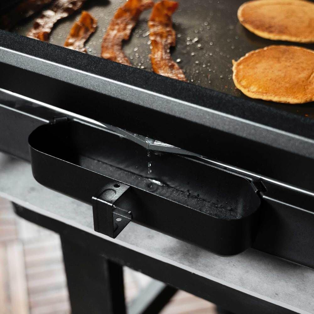 Blackstone 22-Inch Electric Griddle - 1200W Non-Stick Ceramic Titanium Coated Stainless Steel Tabletop Griddle with EZ-Touch Control Dial, LCD Display & Removable Glass Hood - Perfect for Indoor Cooking, Breakfast, Pancakes, Burgers & Family Gatherings