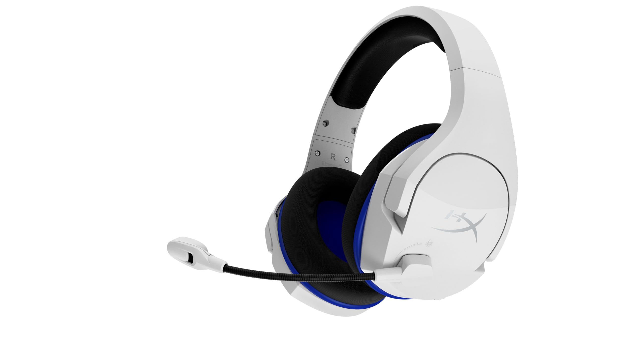HyperX Cloud Stinger Core Wireless Gaming Headset - Lightweight, Durable Steel Sliders, Noise-Cancelling Mic for PS4, PS5, PC - White (Renewed) - Perfect for Competitive Gaming & Long Play Sessions