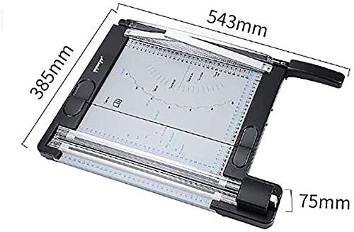Premium Titanium A4 Paper Cutter & Trimmer - Portable Guillotine Scrapbooking Tool with Side Ruler for Office, Crafting & DIY Projects | Perfect for Card Making, Photo Albums & Document Cutting