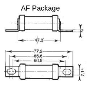 125AF 690VAC 125 Amp aR Semiconductor Fuse BS88 Style 200kA Breaking Capacity - High Voltage Protection for Industrial Equipment, Solar Inverters, and Power Distribution Systems