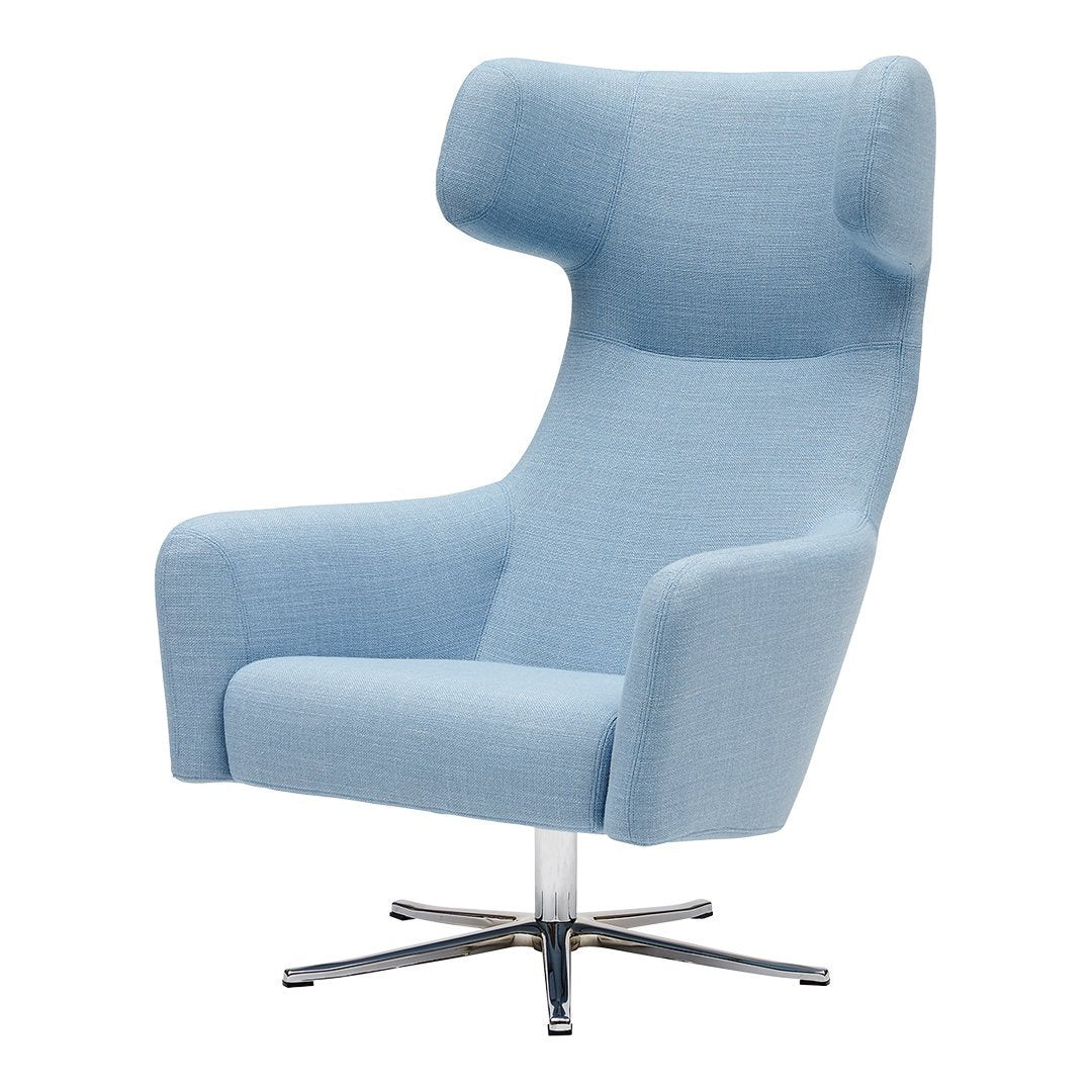 Luxury Havana Wing Chair with 360° Swivel Base - Perfect for Living Room, Bedroom, or Office Relaxation