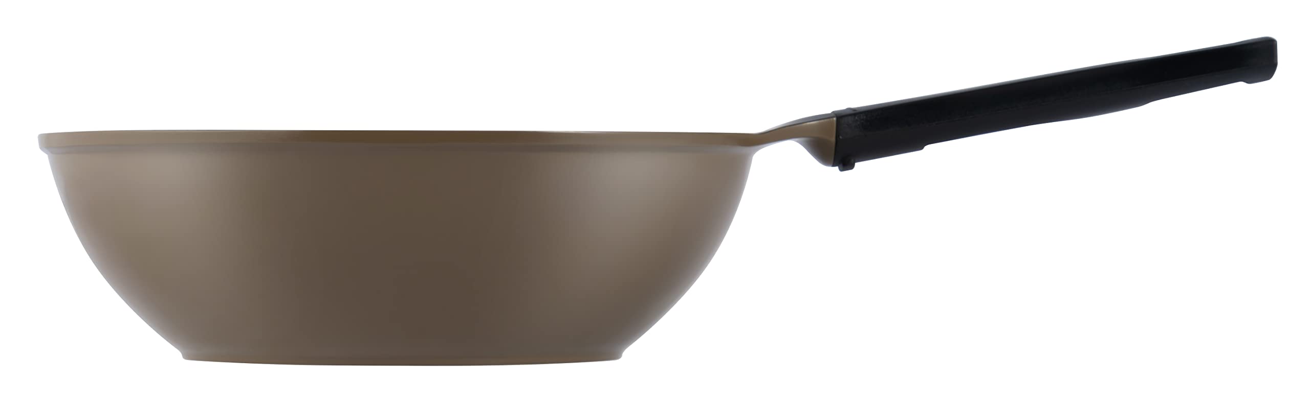 Ozeri Green Ceramic Non-Stick Wok Pan - 100% PTFE & PFAS Free, Scratch-Resistant Coating - Perfect for Stir-Fry, Sauteing & Asian Cooking