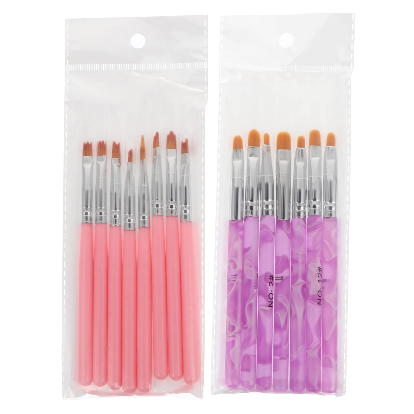 FRCOLOR 15-Piece Nail Art Brush Pen Set - Professional Manicure & Nail Design Kit for Beginners & Experts | Perfect for Salon, Home DIY, and Nail Art Enthusiasts