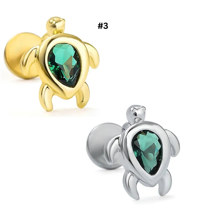 20G Cartilage Surgical Steel Star & Moon Earrings for Women - Hypoallergenic Body Jewelry | Perfect for Daily Wear, Parties & Gifting