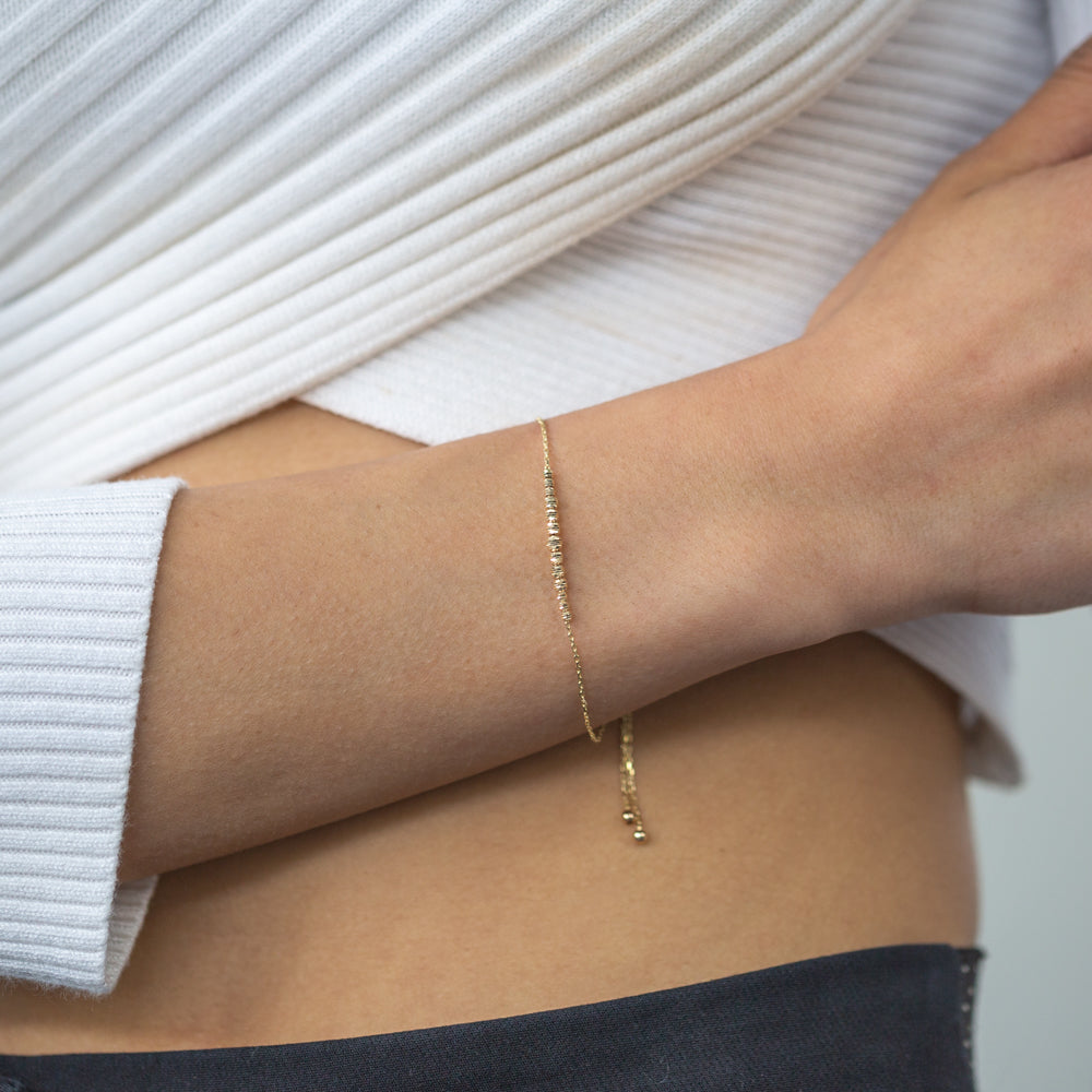 9ct Yellow Gold 24cm Adjustable Bracelet for Women - Elegant & Durable Jewelry Gift for Birthday, Anniversary & Special Occasions