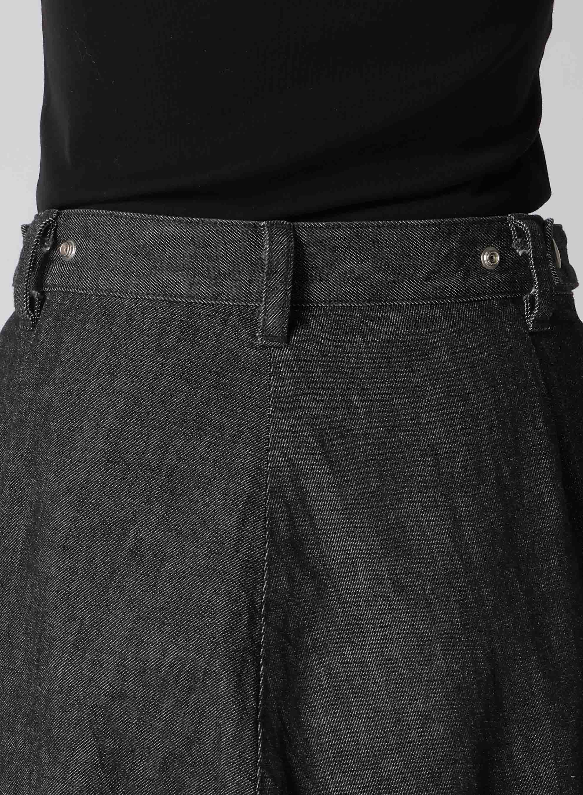 10OZ Uneven Yarn Denim Cropped Wide Leg Pants for Women - High Waisted Casual Jeans for Spring & Summer Outfits | Perfect for Streetwear, Travel & Everyday Wear