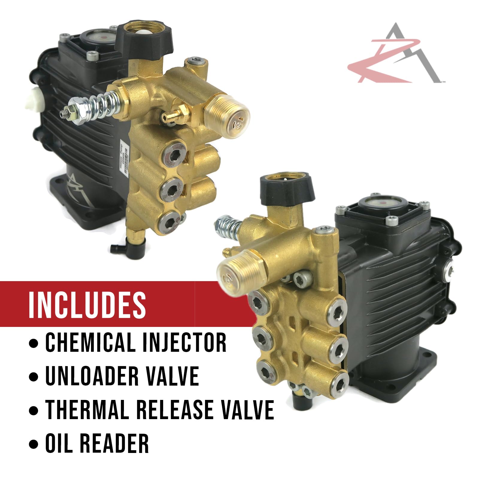3600 PSI 2.5 GPM Pressure Washer Pump Replacement for Comet ZWD2535G BXD3020G LWS0409GE - High Performance Power Washer Pump for Heavy Duty Cleaning, Car Washing, Deck & Patio Maintenance