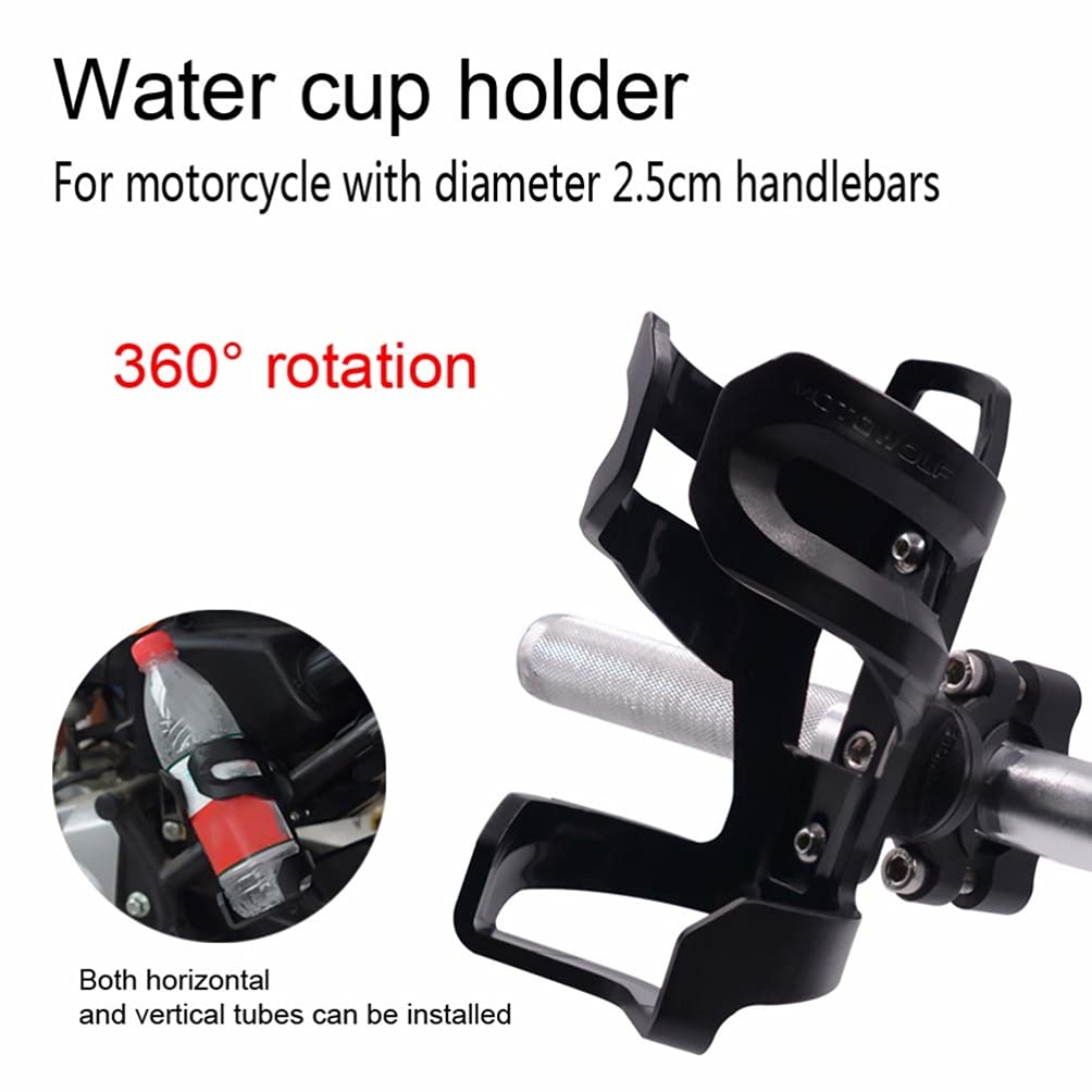 FAVOMOTO 1 Set Bike Water Bottle Holder - Non-Slip PC Bicycle Cup Cage for Mountain & Road Bikes - Perfect for Cycling, Commuting, and Outdoor Sports