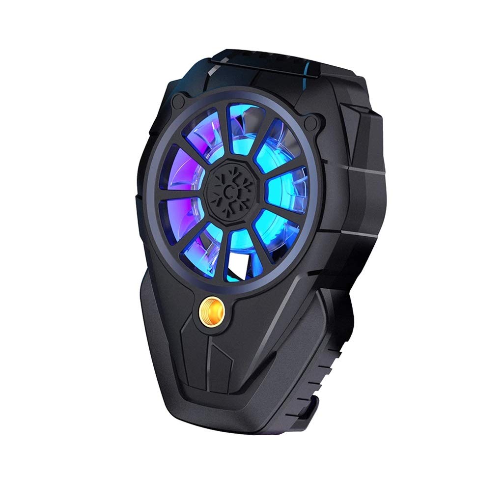 XZJJZ 3-Speed Adjustable Smartphone Cooling Fan - Portable Universal Phone Cooler & Heat Sink for Mobile Gaming, Gamepad, and Overheating Protection | Perfect for Gaming, Streaming, and Long Phone Usage Sessions