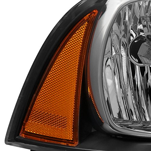 AKKON Replacement Headlights for 2011-2014 Dodge Charger - Black Bezel LED Front Lamps Pair (Left & Right) - Perfect for Night Driving & Car Upgrades