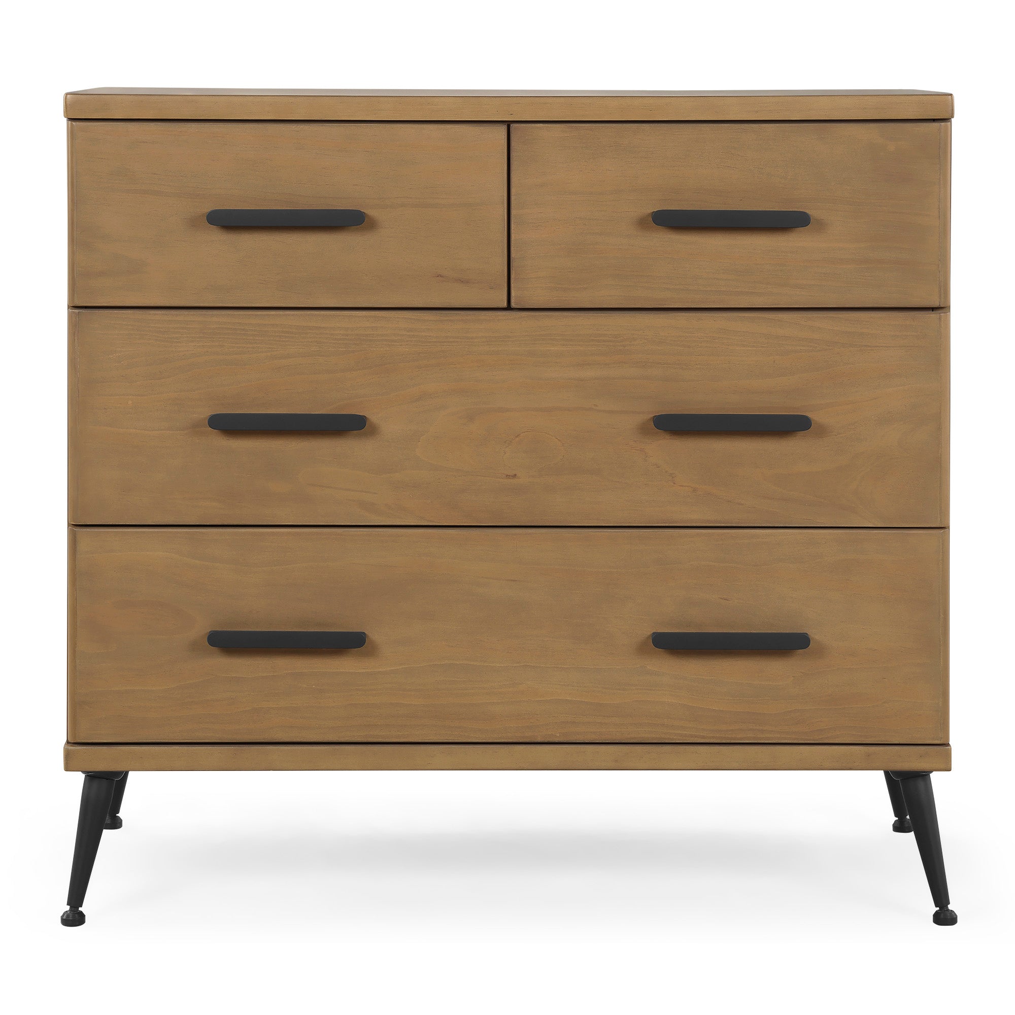 Sloane 4-Drawer Baby Dresser with Changing Table Top & Secure Interlocking Drawers - Perfect for Nursery Organization and Diaper Changing Station