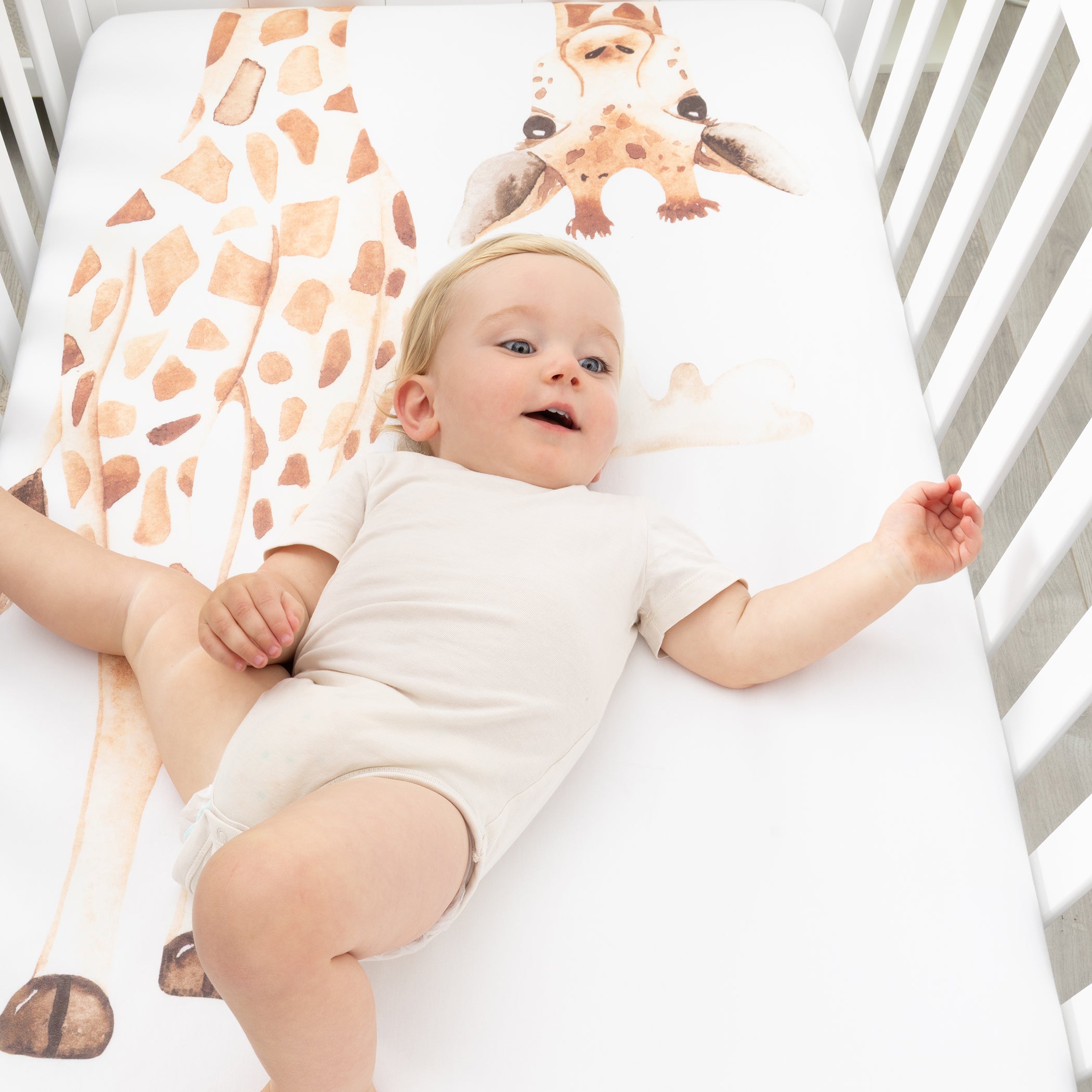 Adventure Bamboo 2-Pack Jersey Cot Fitted Sheets - Soft & Breathable for Baby Crib, Toddler Bed, and Travel Cots - Perfect for Nursery, Daycare, and Home Use