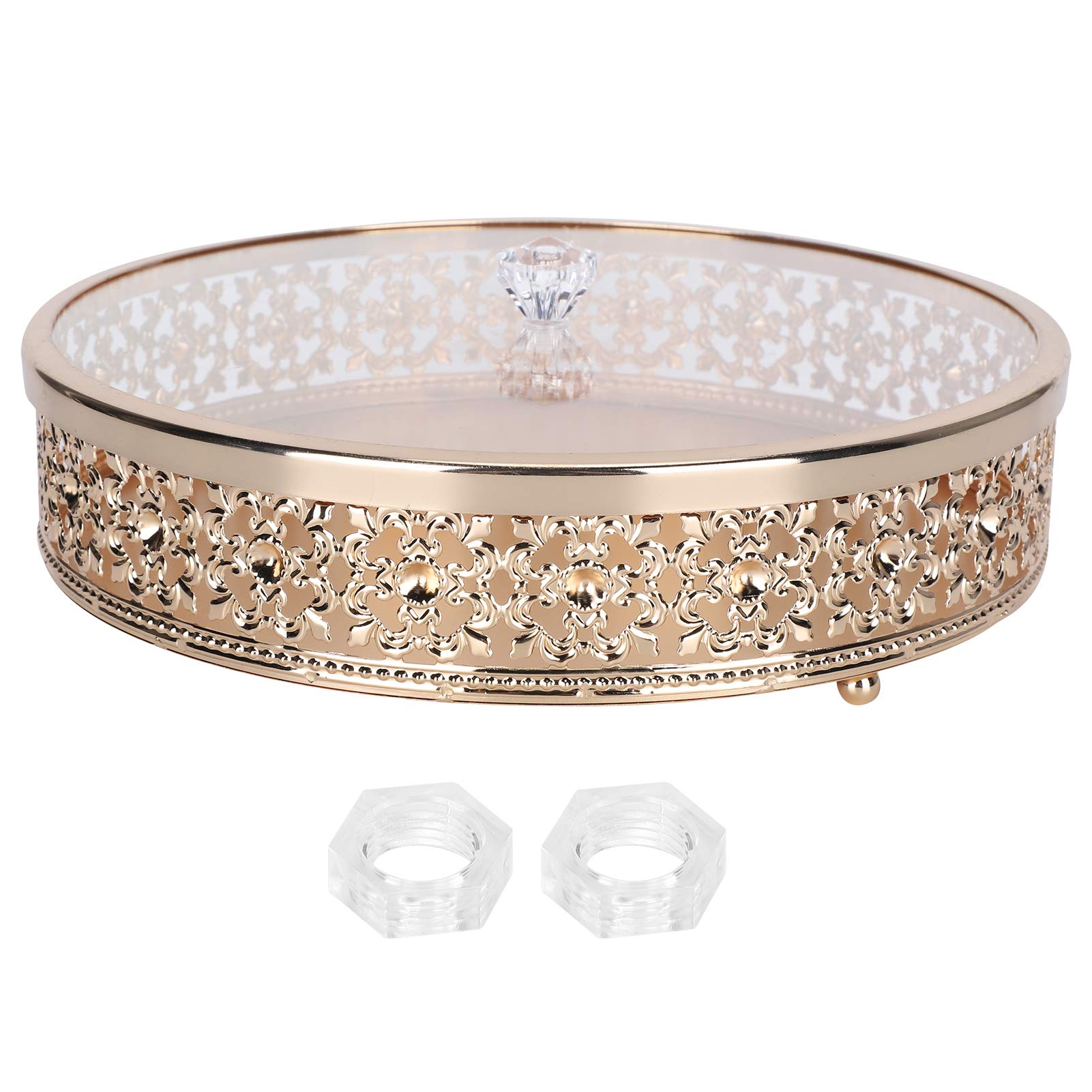 Stylish Jewelry Box & Candy Jar - Durable Cosmetic Storage Organizer with Trays for Home Decor, Weddings, Christmas & Birthday Gifts | Perfect for Jewelry Display, Makeup Organization & Sweet Treat Storage