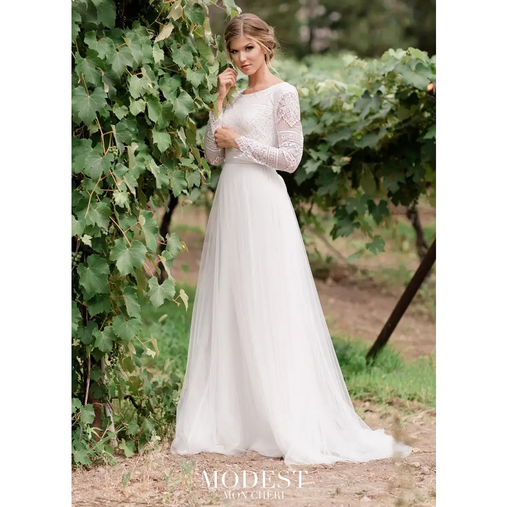 Modest Mon Cheri TR11976 Women's Fashion Dress - Elegant & Stylish for Parties, Weddings & Special Occasions