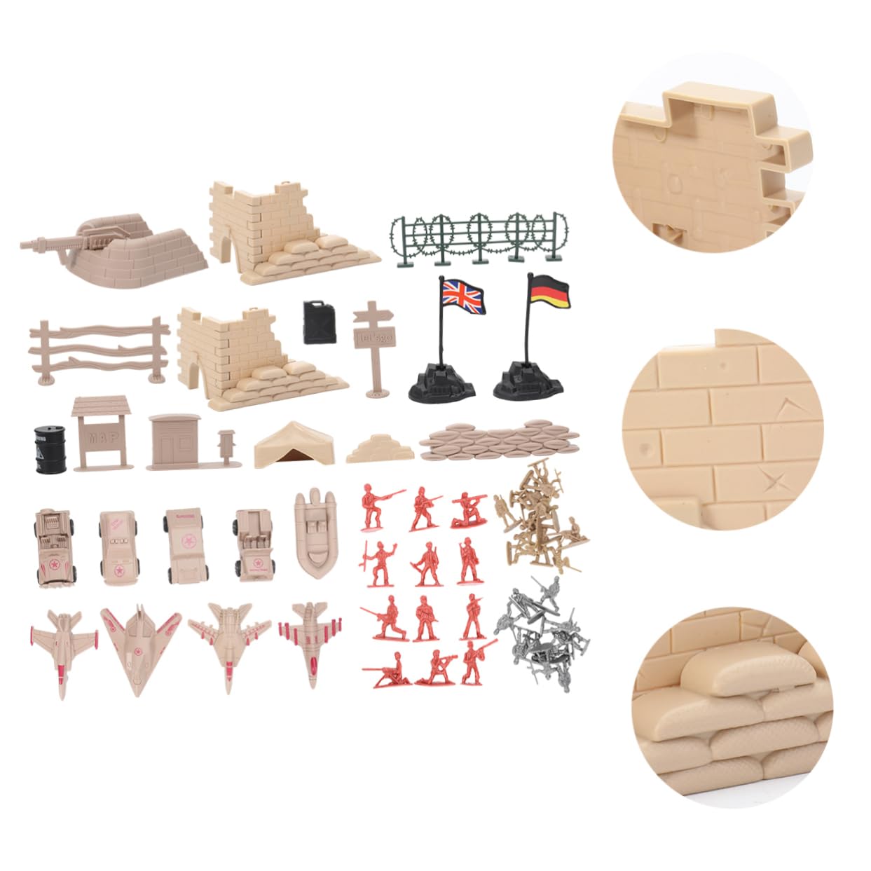 TOYANDONA 1 Set Plastic Army Soldier Toy Figures - 12PCS Military Playset for Kids, Educational Battle Scene Pretend Play, Birthday Gifts for Boys & Girls Ages 3+ | Great for Role Playing, Storytelling & Collection Display