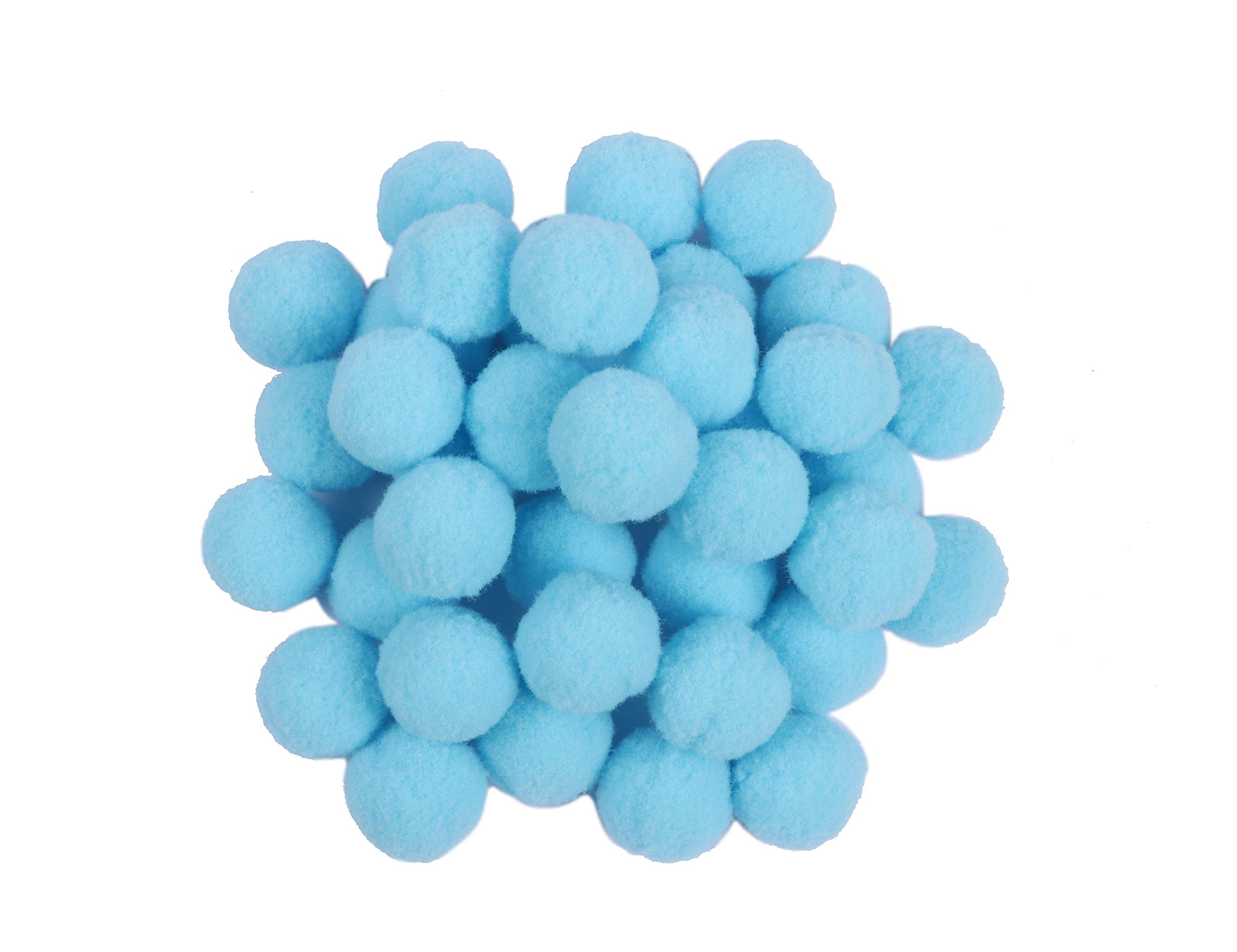 YYCRAFT 100pcs 1 Inch Soft Fluffy Pom Poms Balls - Assorted Colors DIY Craft Supplies for Scrapbooking, Knitting, Party Decorations & Home Decor | Perfect for Kids Crafts, Christmas Ornaments & Gift Wrapping