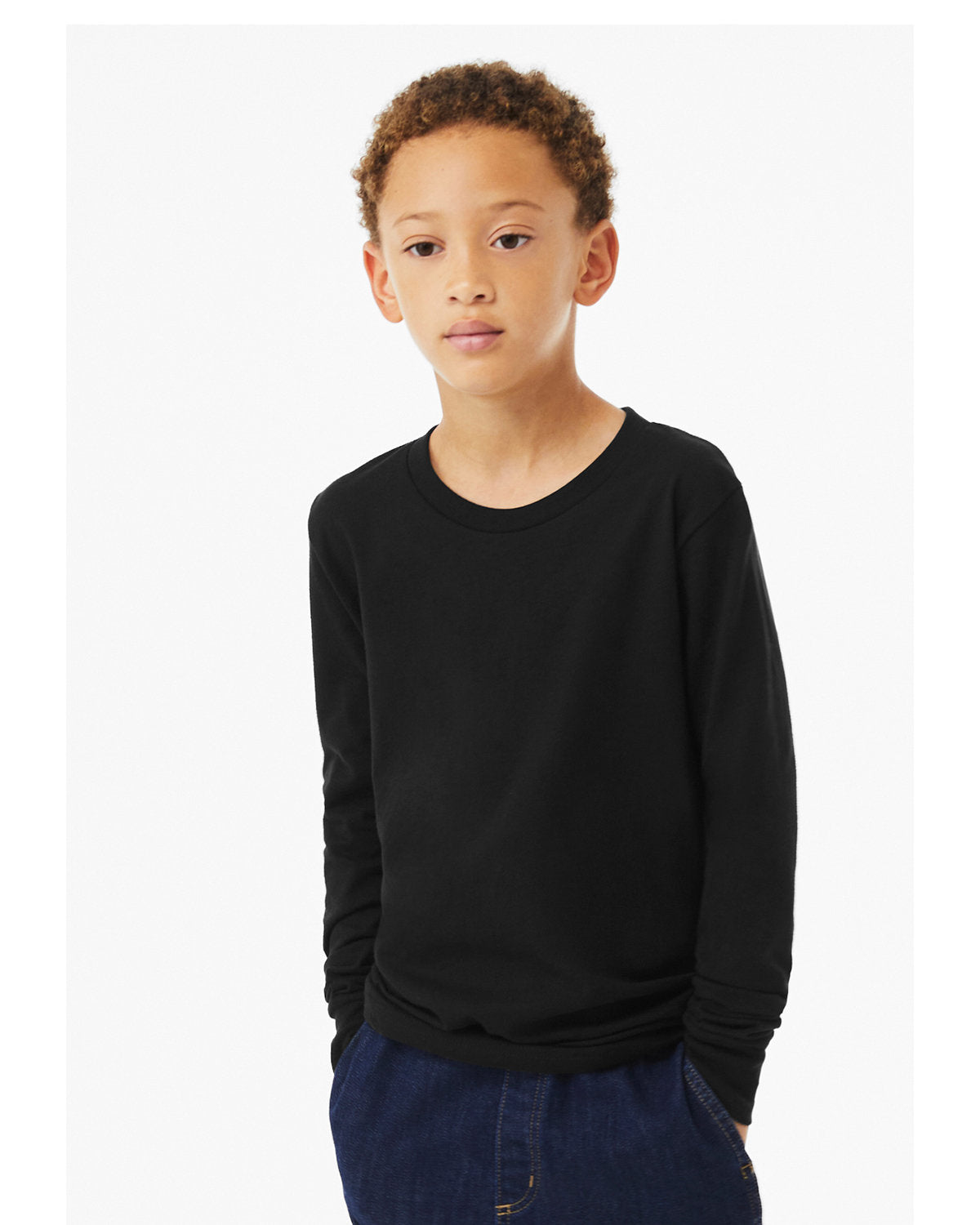 Bella + Canvas 3513Y Youth Triblend Long Sleeve T-Shirt | Soft Comfortable Blend | Perfect for School, Sports & Everyday Wear