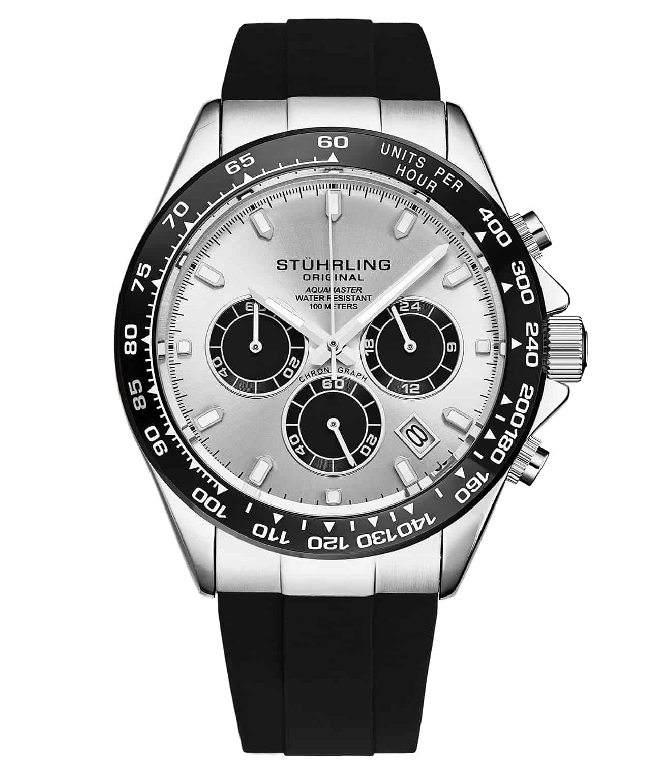 Aquamaster 4042 Quartz 42mm Men's Waterproof Chronograph Watch - Perfect for Diving, Swimming & Outdoor Sports