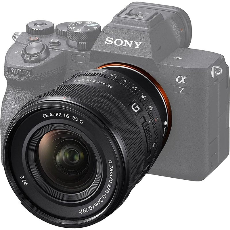 Sony FE PZ 16-35mm F4 G Wide Angle Zoom Lens for Photography & Videography – Perfect for Landscapes, Travel, and Vlogging