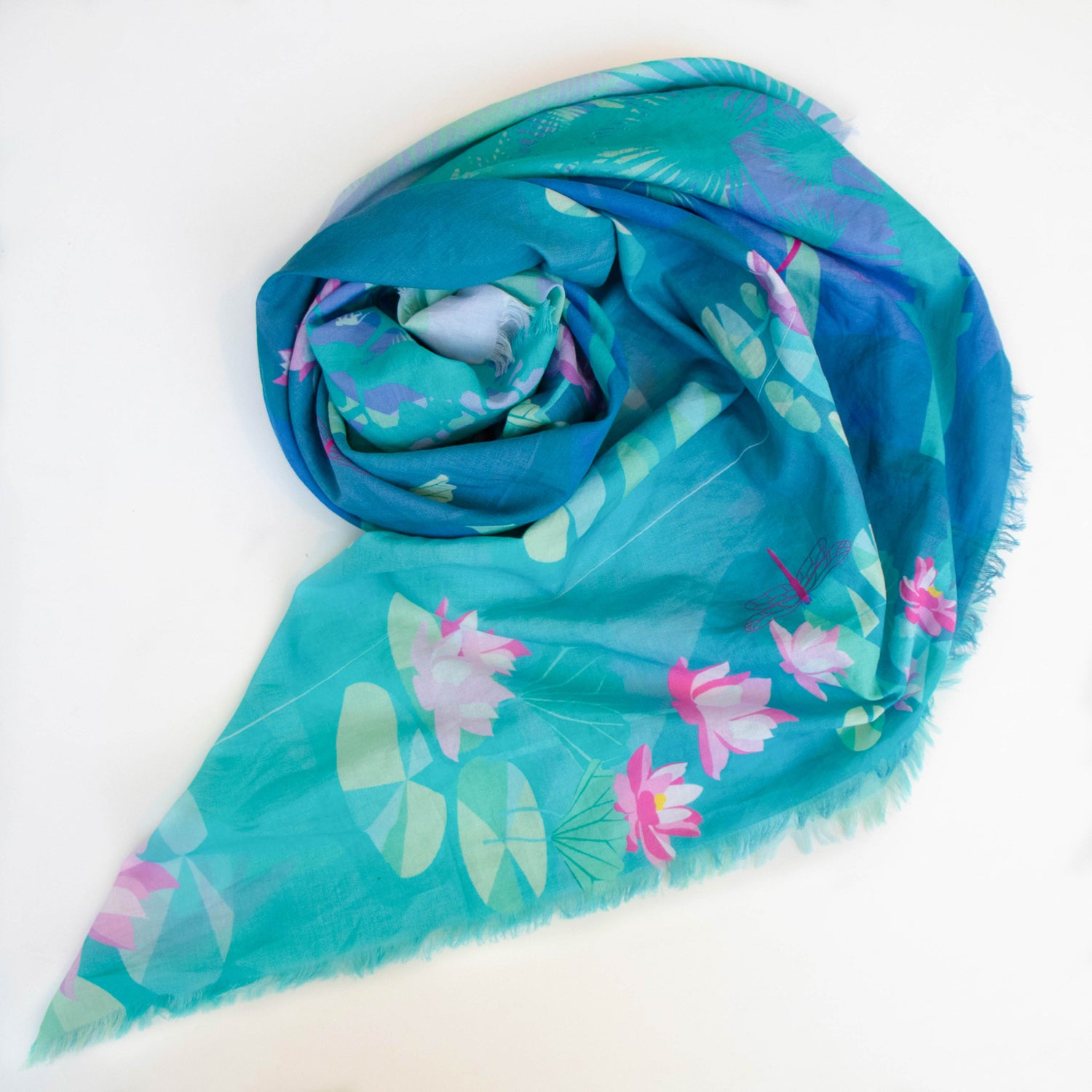 Soft Cotton Scarf for Women - Breathable Lightweight Wrap Shawl - Perfect for Beach Vacation, Summer Outfits & Casual Styling