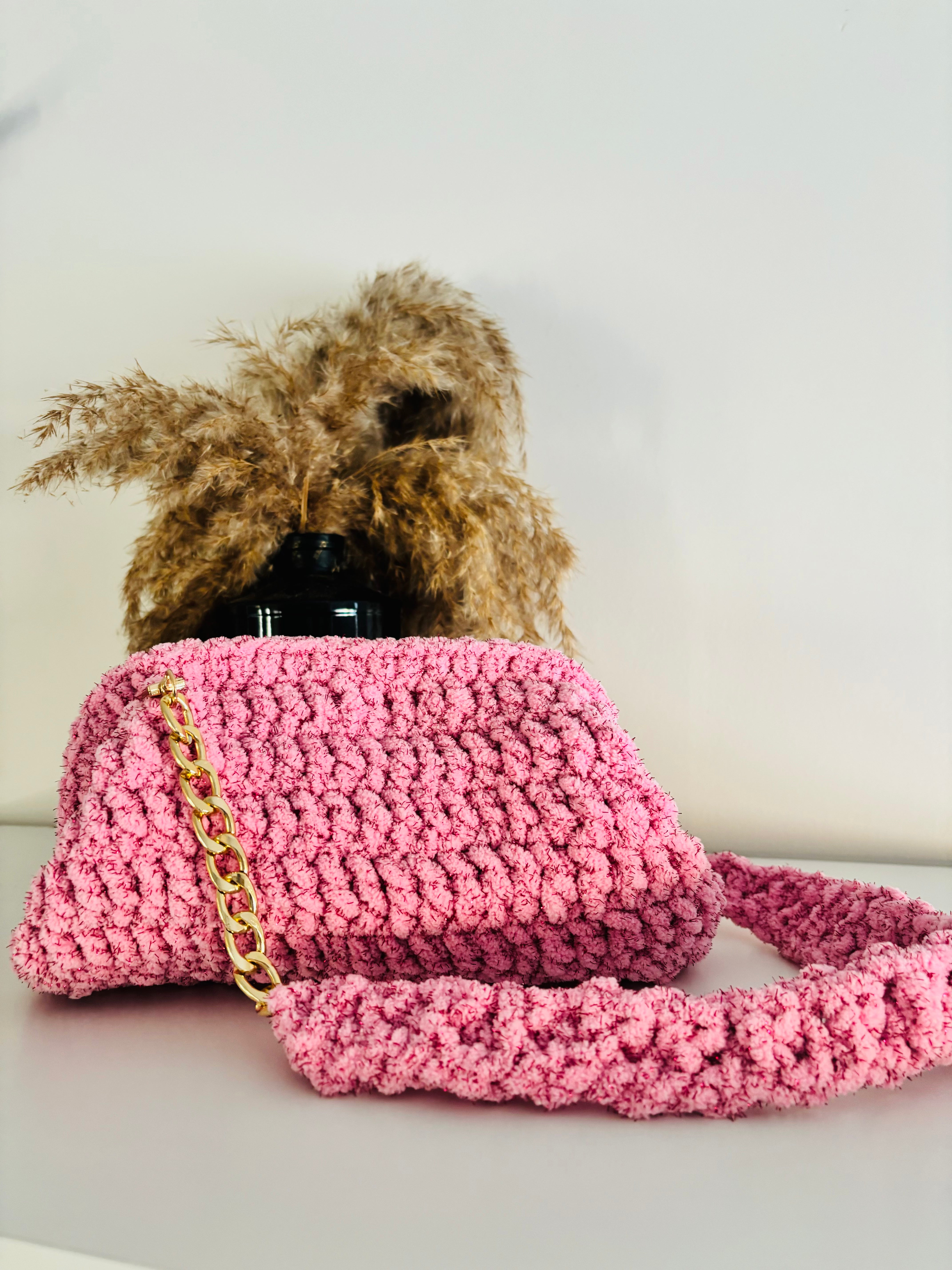 Pink Barbie Doll with Red Glitter Velvet Clutch - Perfect for Birthday Gifts, Collectibles & Playtime Fun