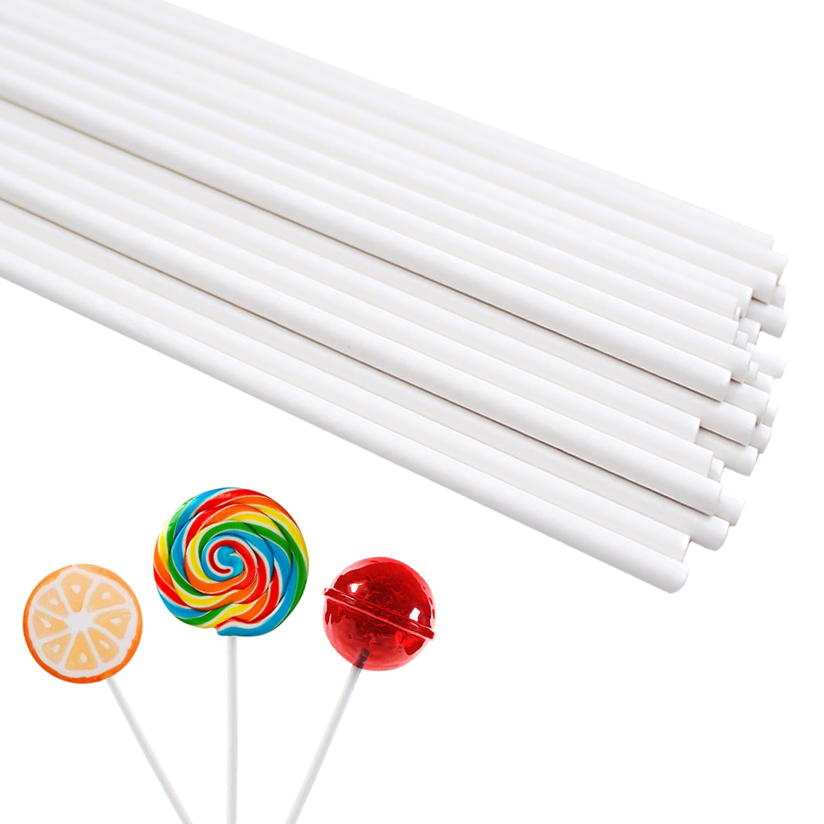 30 Pcs Cake Pop Sticks 10cm x 3.5mm - White Lollipop Sticks for Baking, DIY Cake Decorating, Candy Making - Perfect for Birthday Parties, Wedding Favors & Holiday Treats
