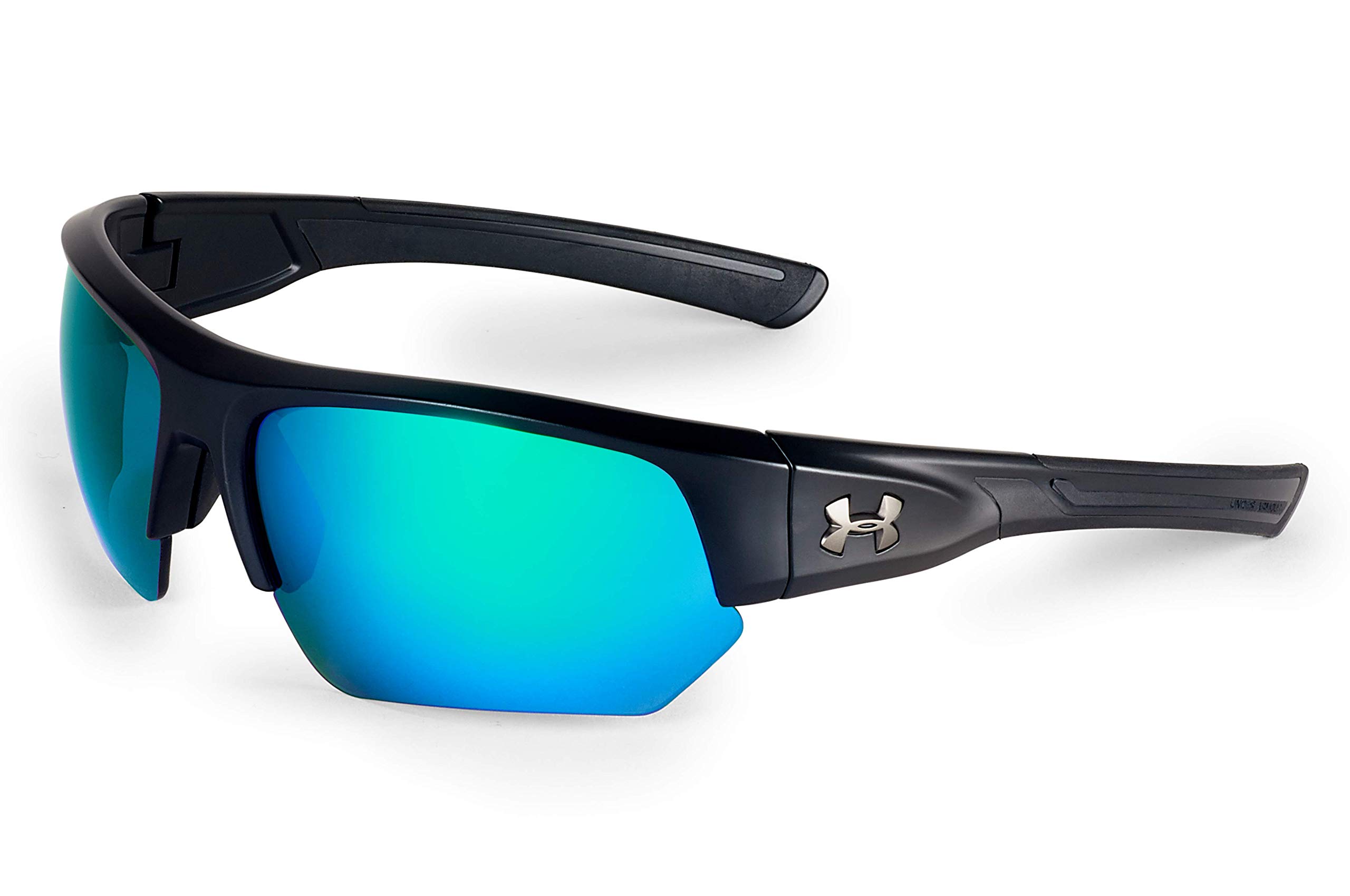 Under Armour UA Big Shot Wrap Sunglasses for Men & Women - Polarized Sports Sunglasses for Running, Cycling, Fishing - UV Protection & Anti-Glare Lenses