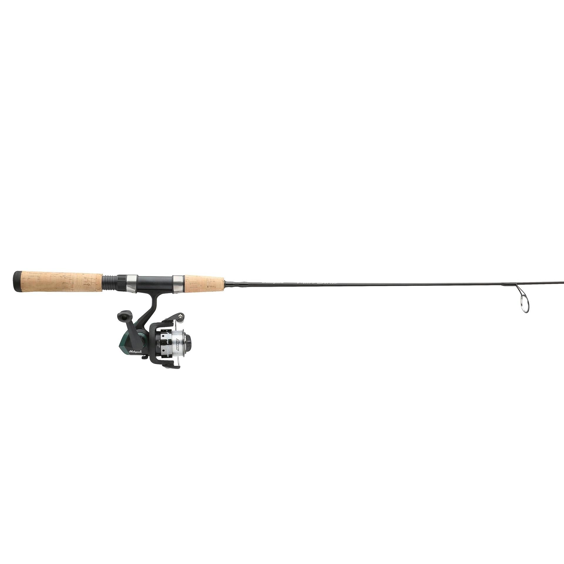 Micro Series Spinning Fishing Rod and Reel Combo - Lightweight Graphite Freshwater/Saltwater Fishing Gear for Bass, Trout, Salmon - Perfect for Shore Fishing, Boat Angling & Travel
