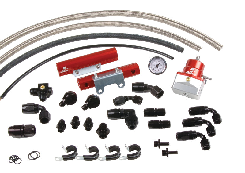Aeromotive 02-14 2.0L Subaru WRX & 07-14 STi Fuel Rail Kit - High Performance Fuel System Upgrade for Racing & Street Tuning