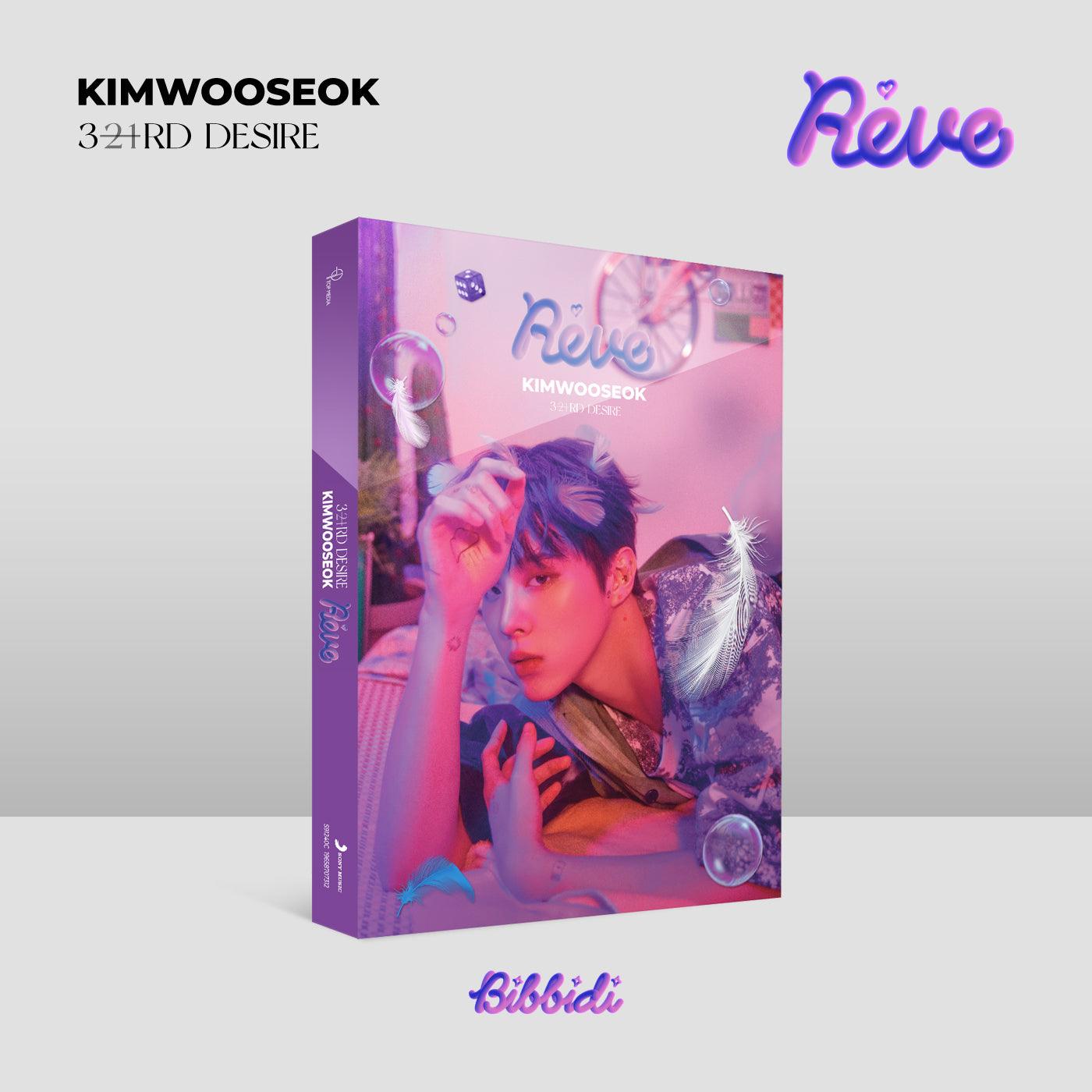 KIM WOO SEOK 3RD DESIRE 'REVE' Album - K-Pop Music CD with Photobook & Poster - Perfect for K-Pop Fans, Collectors and Gift Giving