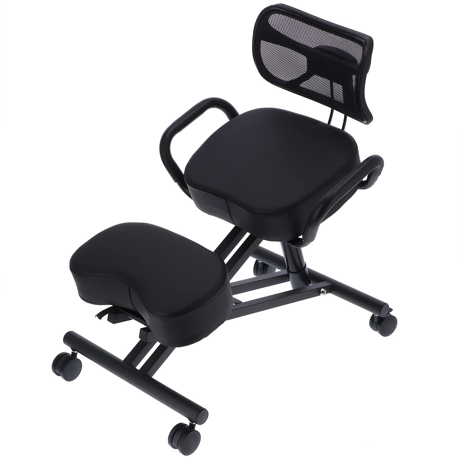 Ergonomic Kneeling Chair with Cushion - Orthopedic Stool for Office & Home - Stable Posture Support for Banking, Reception & Meeting Rooms - Perfect for Desk Work, Meditation & Back Pain Relief
