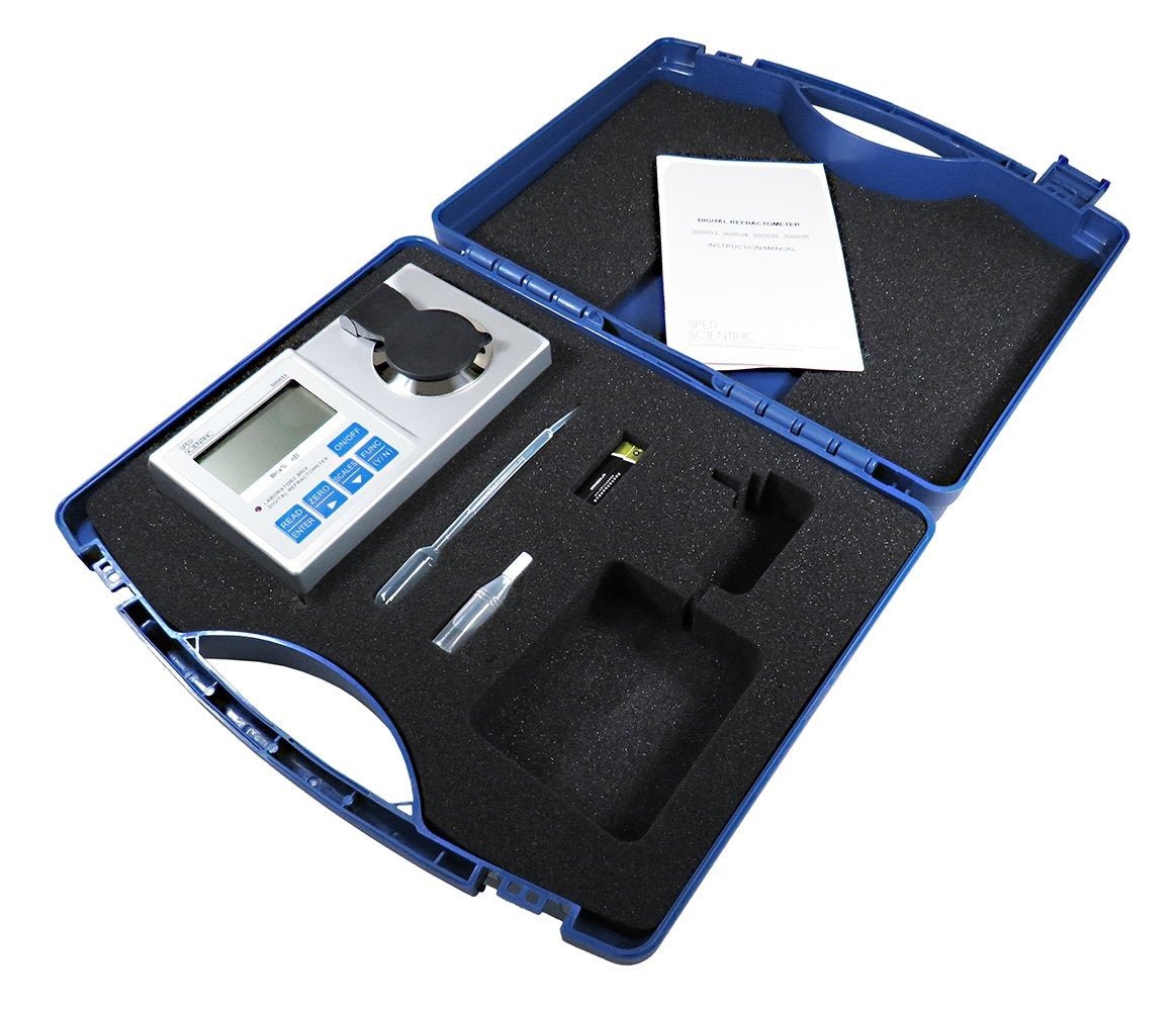 Digital Refractometer for Sugar Content Measurement - 0-88% Brix Range | Perfect for Home Brewing, Wine Making & Food Processing