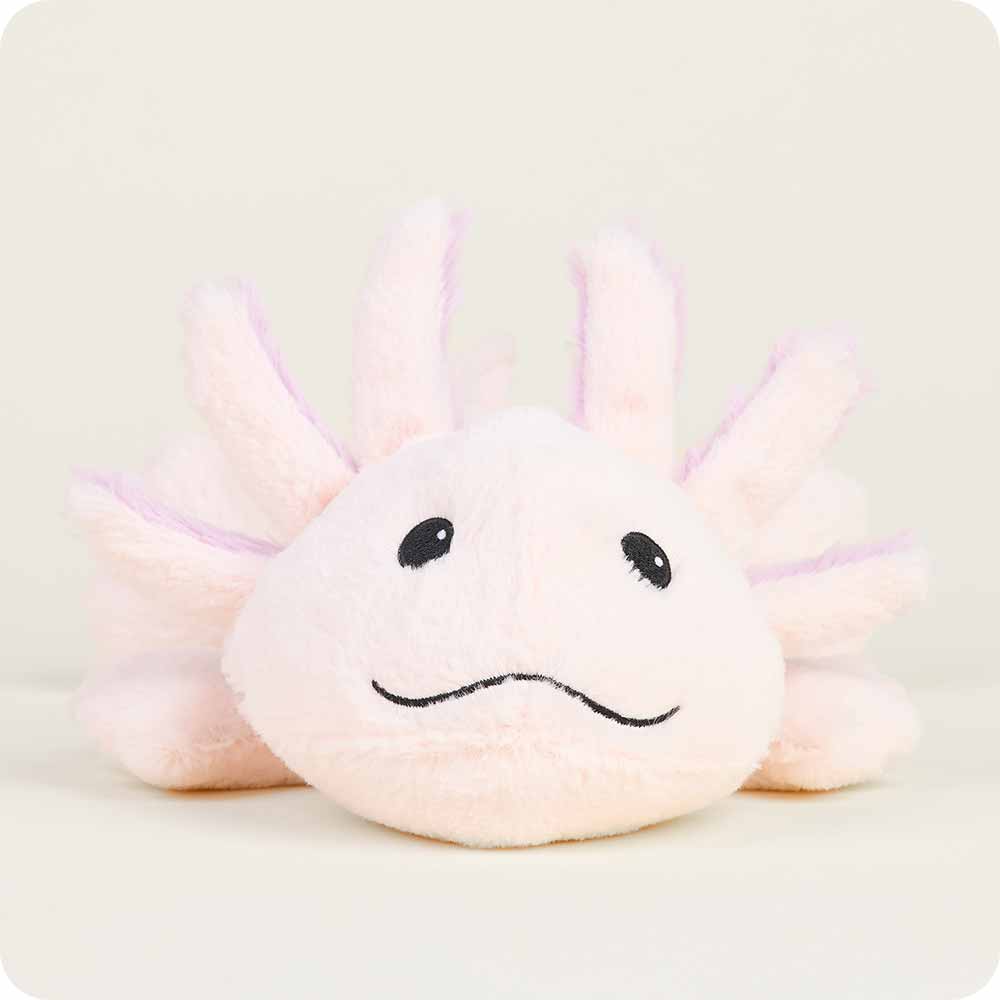 Pink Axolotl Warmies - Soft Microwavable Stuffed Animal for Kids & Adults | Perfect for Stress Relief, Anxiety Comfort & Warmth | Cute Plush Toy Gift for Christmas, Birthday & Relaxation