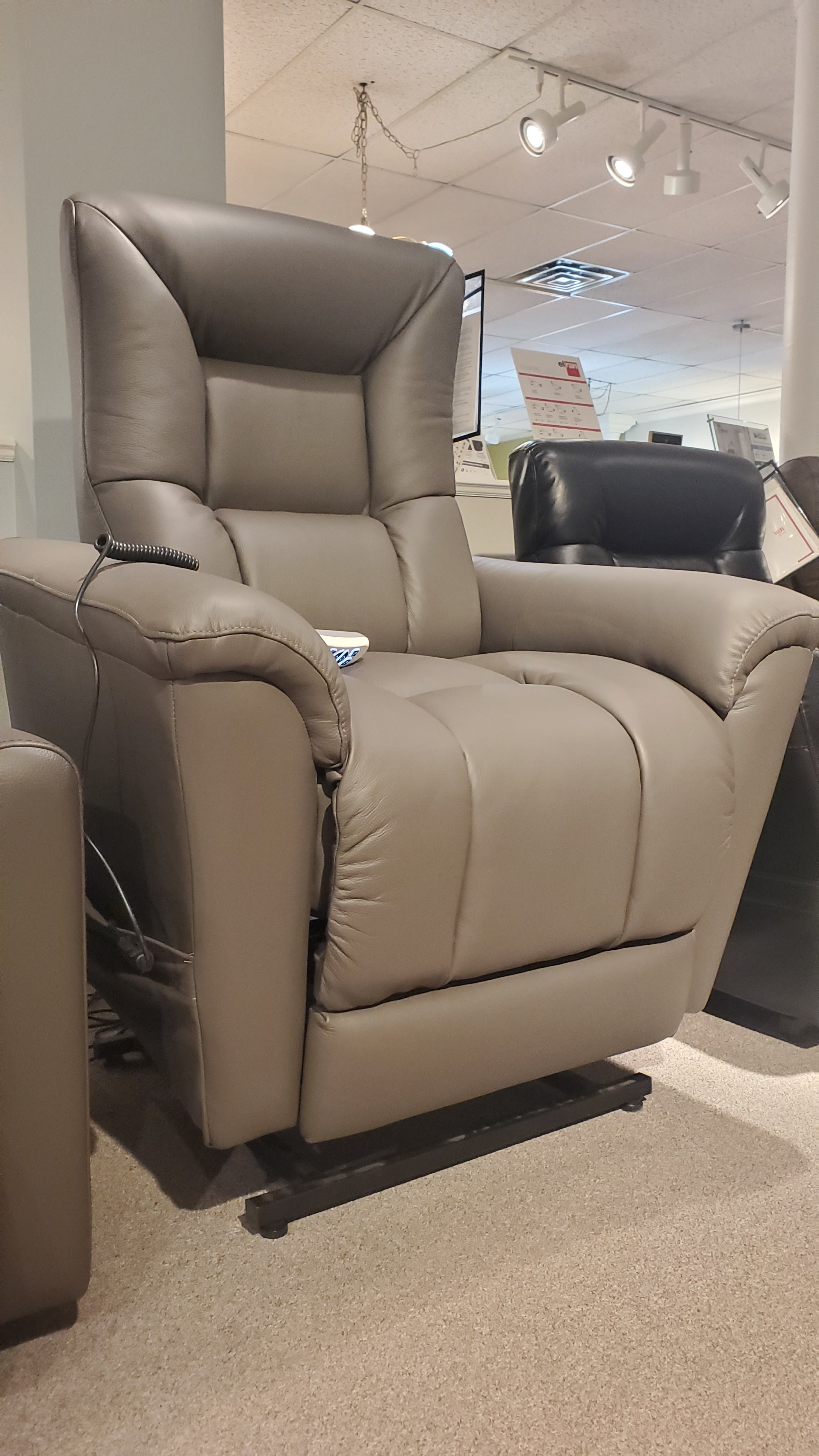 Palliser Power Lift Recliner Chair - Electric Reclining Sofa with Remote Control for Elderly & Mobility Assistance - Perfect for Living Room, Home Theater & Recovery Use