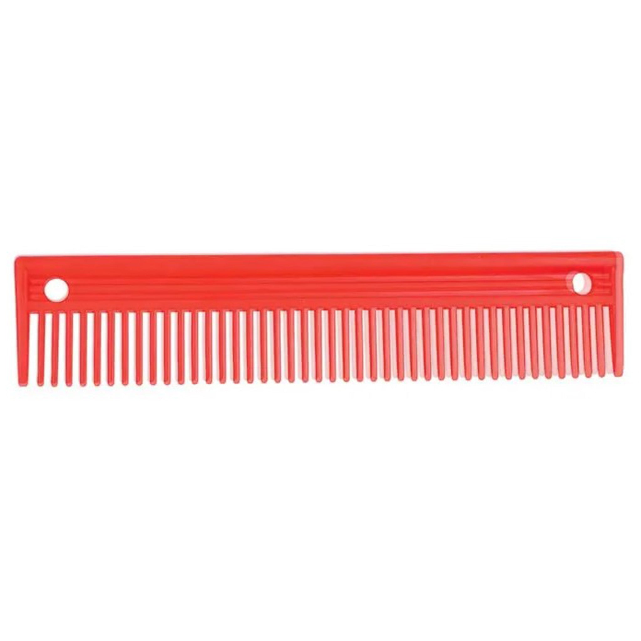 9 Pack Red Plastic Hair Combs for Men & Women - Detangling, Styling & Grooming - Perfect for Home, Salon & Travel Use