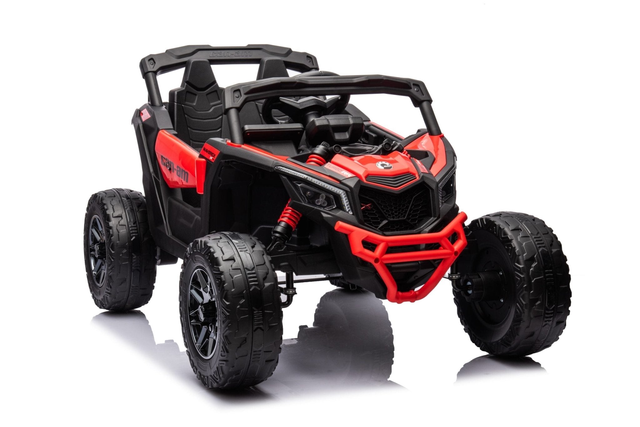 24V Can Am Maverick UTV Kids Ride On Car - 2 Seater Electric Vehicle with Suspension, LED Lights & Brushless Motor | Perfect for Outdoor Adventure & Backyard Play