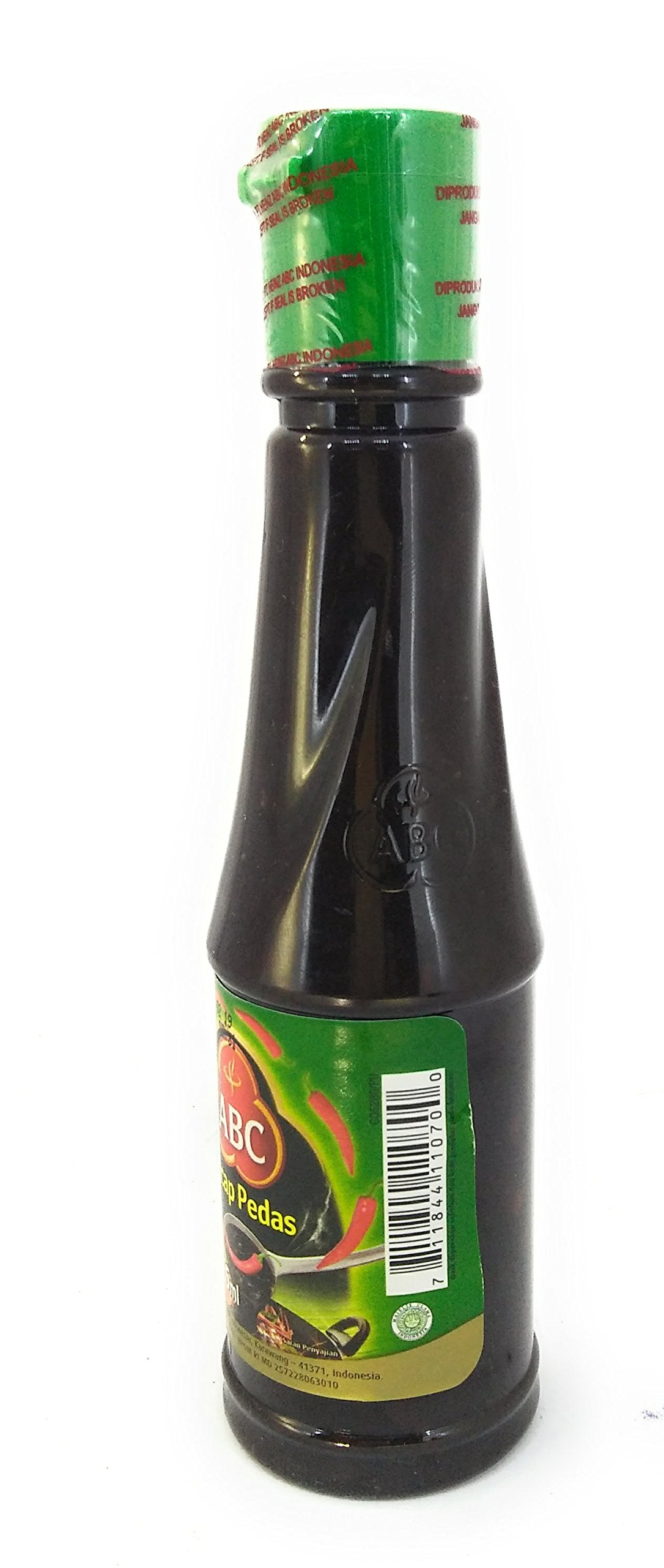 ABC Hot Soy Sauce - 135ml (Pack of 3) - Premium Spicy Kecap for Cooking, Grilling & Asian Cuisine - Perfect for Stir Fry, Marinades & Dipping Sauces