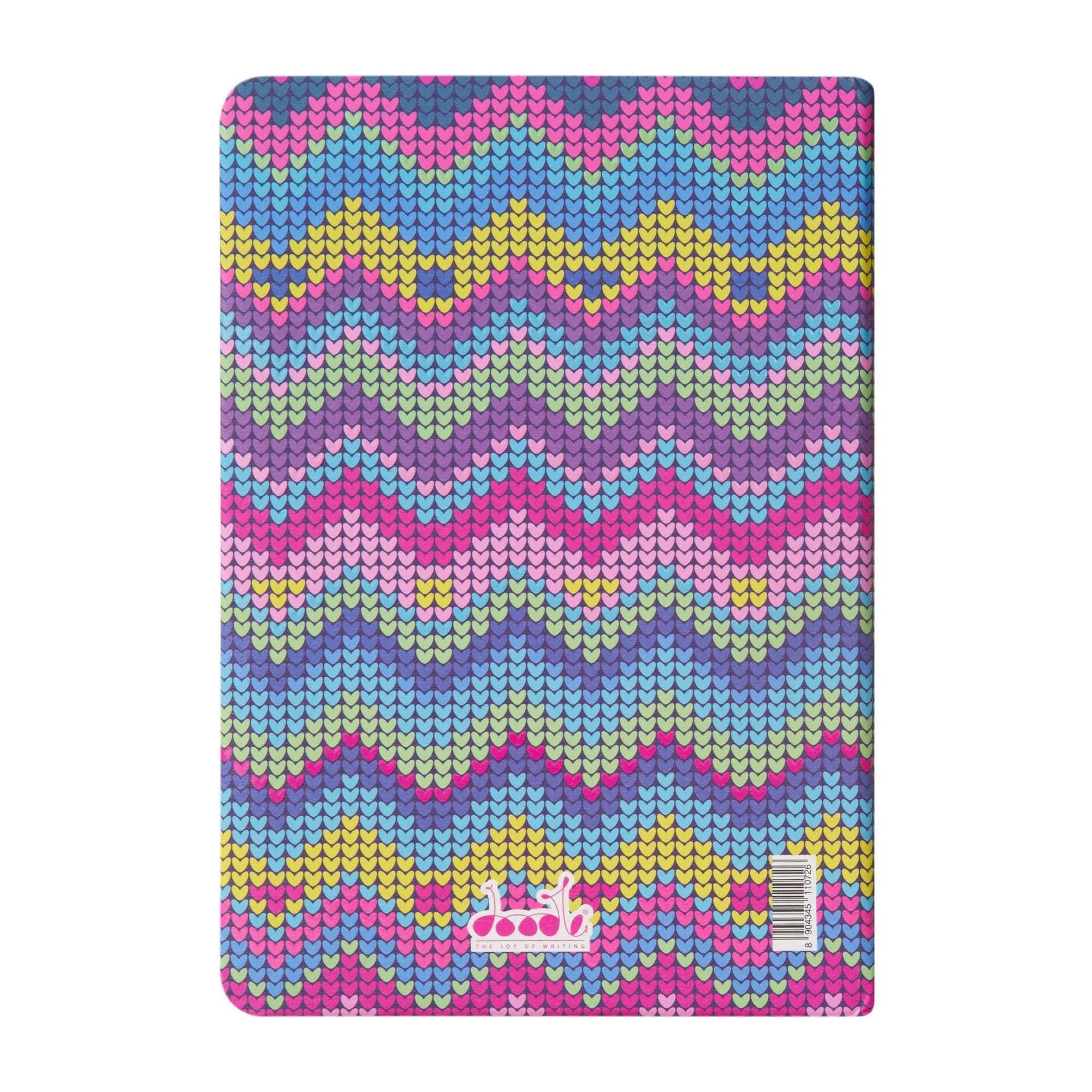 DOODLE Hard Bound Soft Foam Padded Notebook - A5 Size (8.25