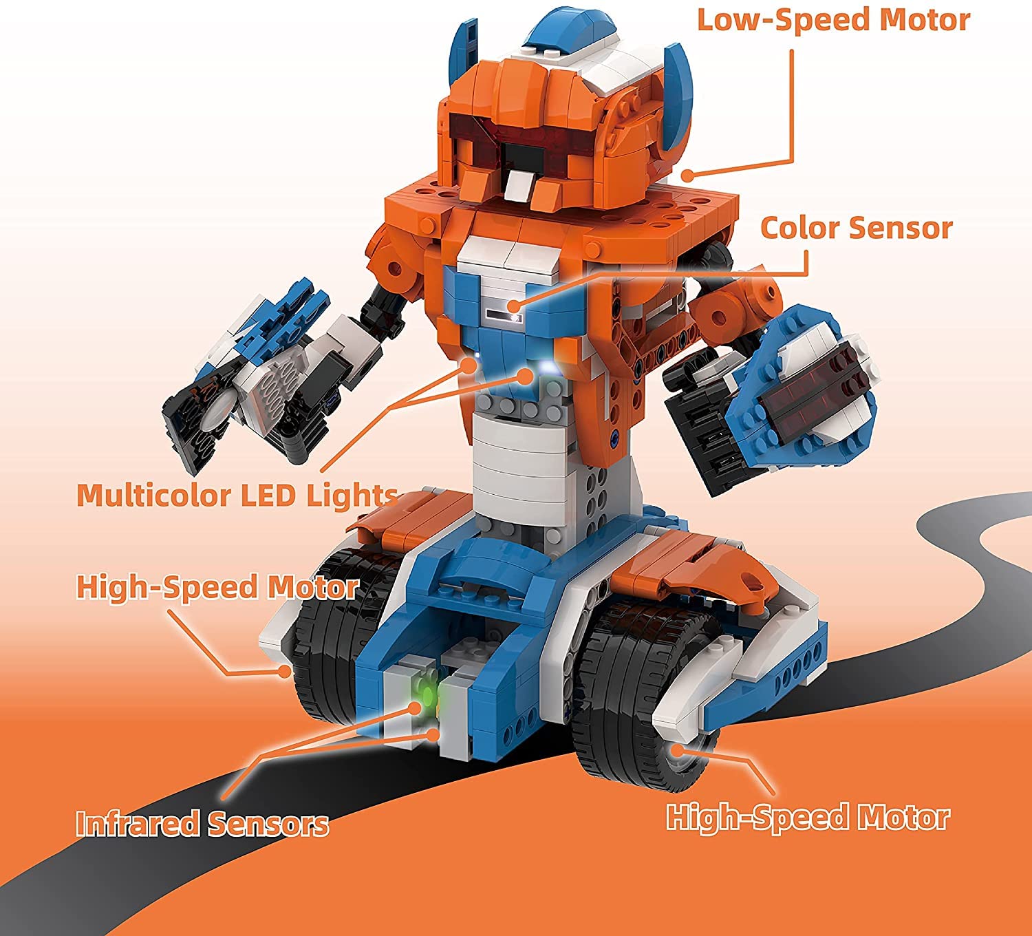 12-in-1 STEM Robotics Kit - Programmable Robot Building Set with APP Remote Control | 600pcs Educational Coding Toys for Kids Ages 8-12 | Perfect for Birthday Gifts, School STEM Projects & Family Bonding Activities