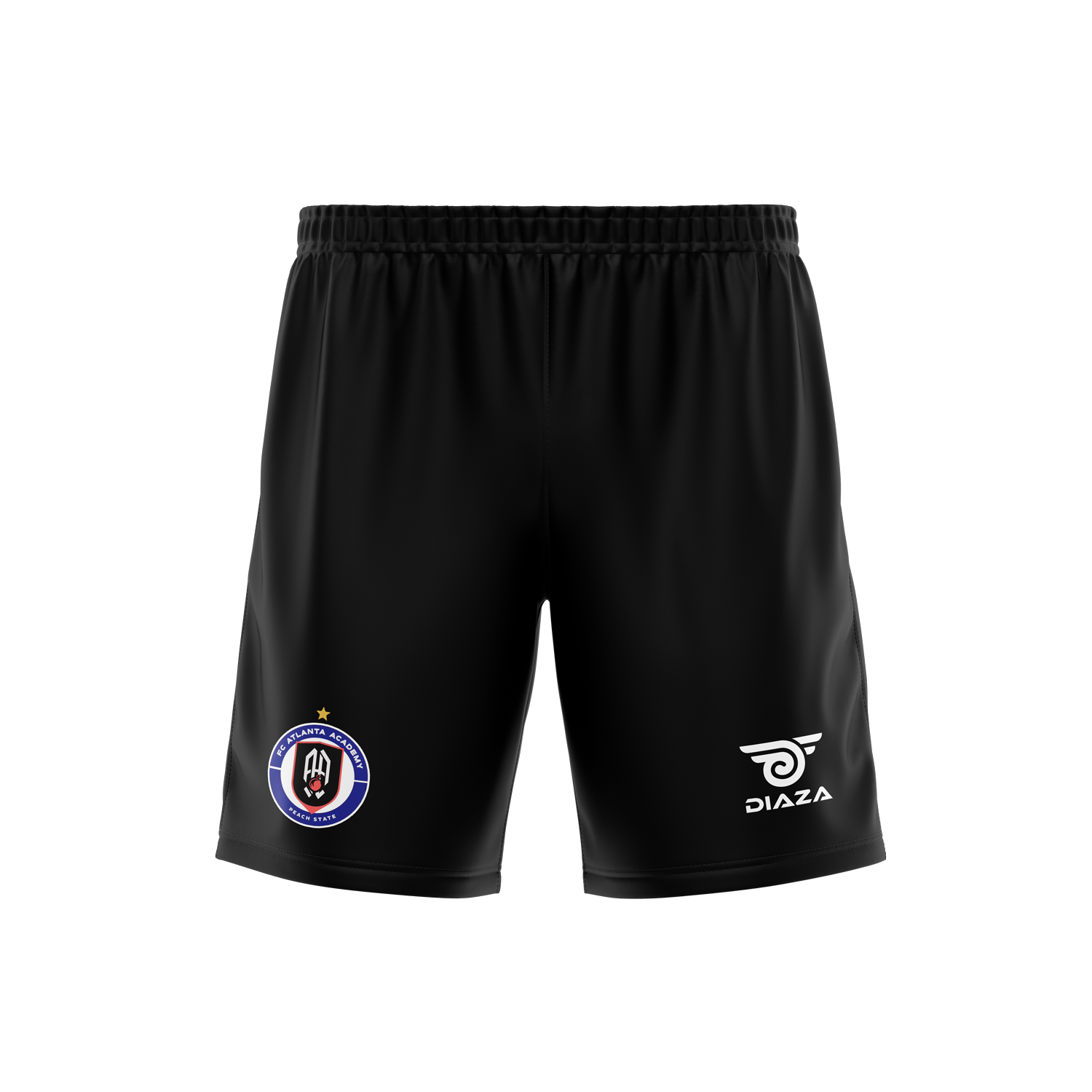 FC Atlanta Tri-Tone Practice Shorts - Black | Soccer Training Shorts for Men & Women | Perfect for Gym, Running & Sports Activities