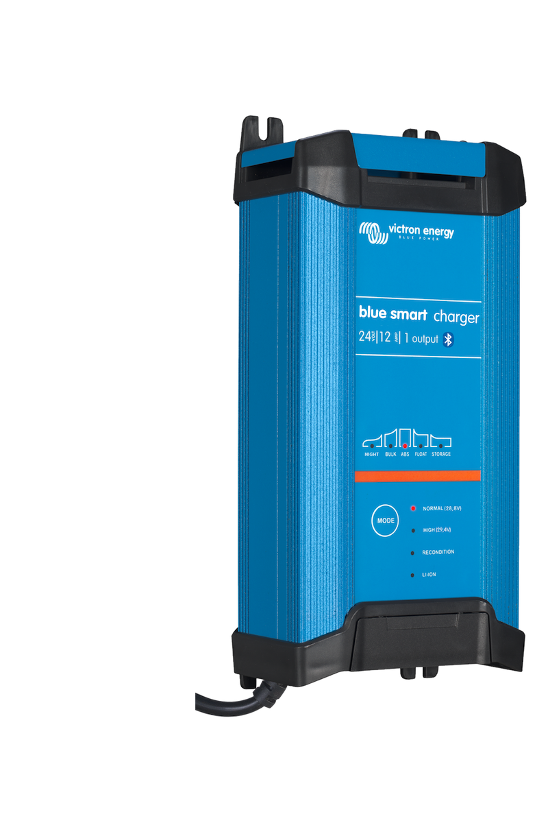 Blue Smart IP22 Waterproof Battery Charger 24V/12V for Marine, RV, and Automotive - AU/NZ Plug - Perfect for Boating, Camping, and Off-Grid Power Solutions