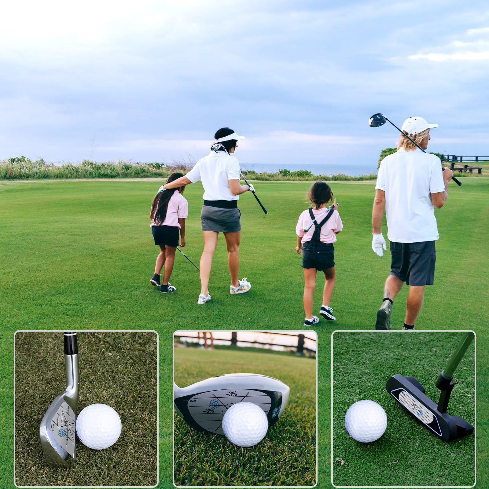 330Pcs Golf Impact Tape - Professional Golf Training Aid & Swing Analyzer for Woods, Irons & Putters | Improve Accuracy & Master Golf Swing Techniques | Perfect for Driving Range Practice & Home Training