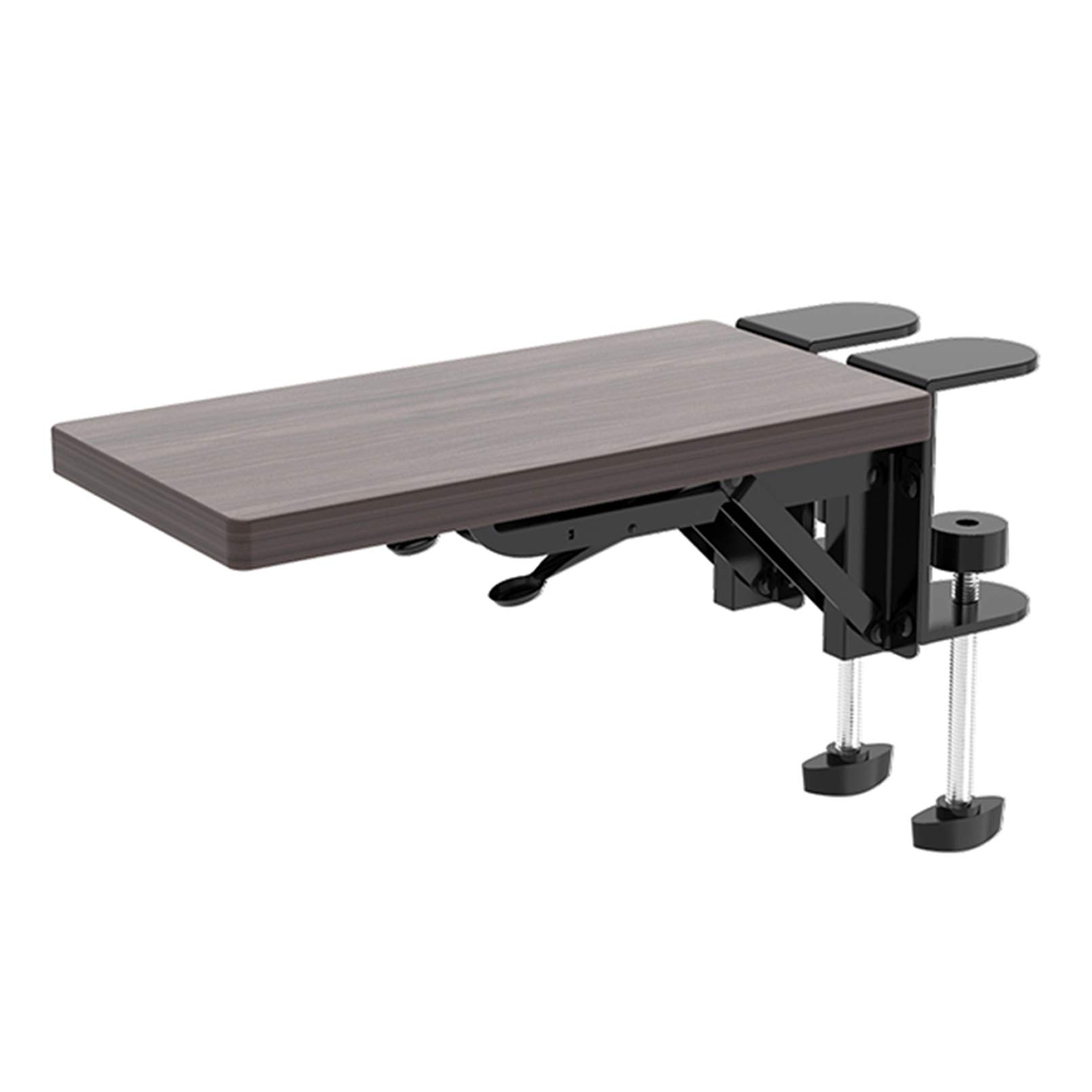 Ergonomic Foldable Armrest Board - Walnut Wood Mouse Pad & Desk Extender (15x30cm) for Comfortable Wrist Support - Perfect for Office Work, Gaming & Home Computer Use