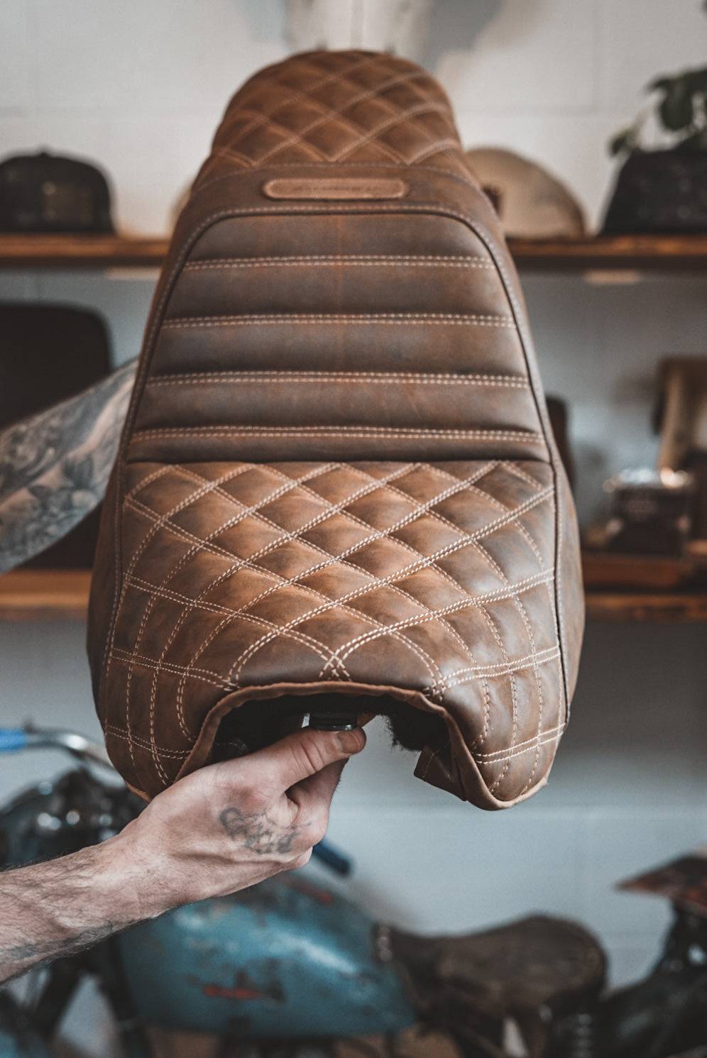 Premium Motorcycle Seat Reupholster Kit - High-Quality Vinyl & Foam Replacement for Comfort & Style - Perfect for Harley, Honda, Yamaha & More - DIY Upgrade for Long Rides & Custom Looks