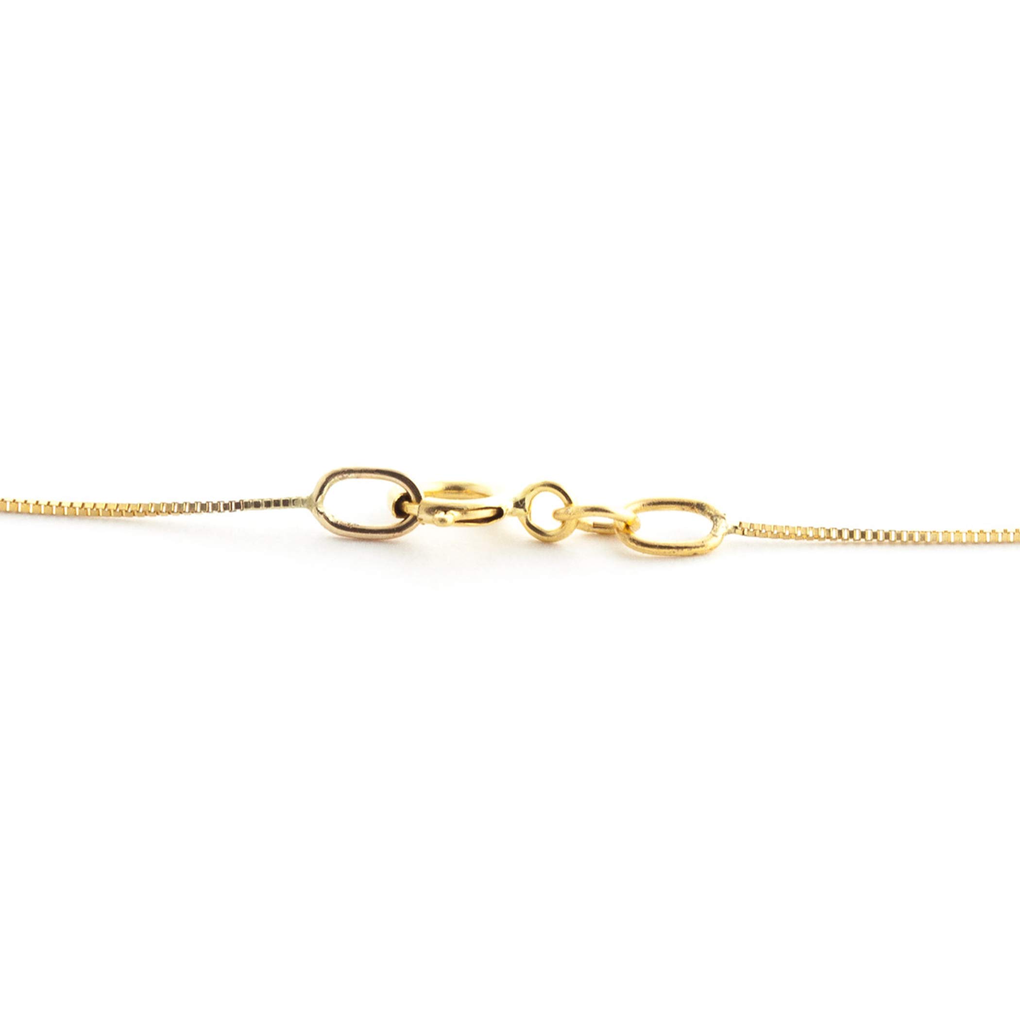 14K Yellow Gold Necklace with Diamond & Ruby - Galaxy Gold GG Elegant Jewelry for Women - Perfect for Weddings, Anniversaries & Special Occasions