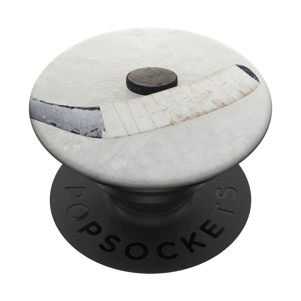 Ice Hockey PopSockets - Reusable Adhesive PopGrip for Phones & Tablets - Perfect for Hockey Fans & Players at Games, Work, or Daily Use